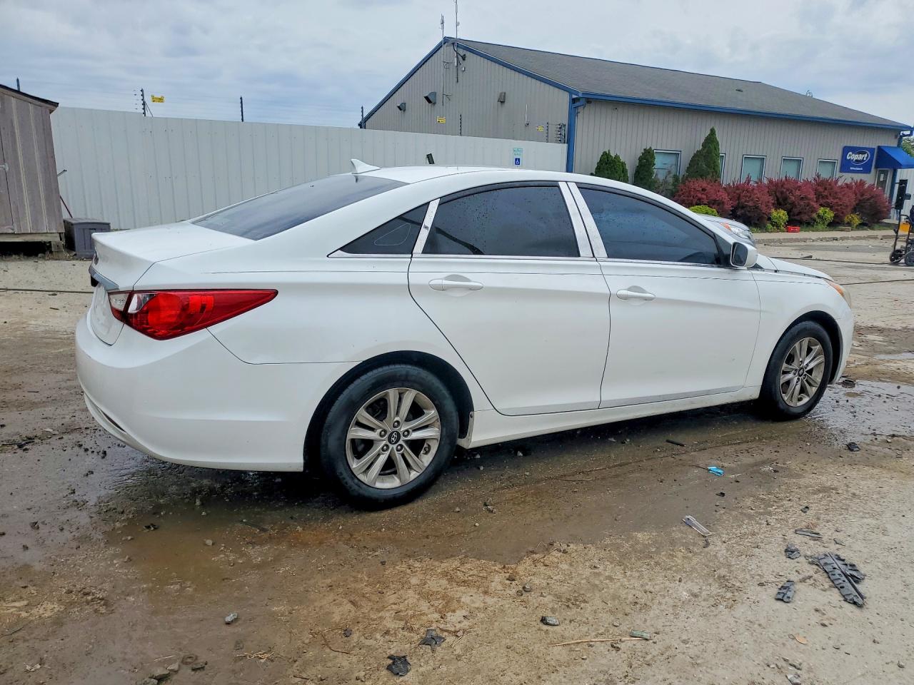 2011 Hyundai Sonata Gls Белый vin: 5NPEB4AC4BH197504