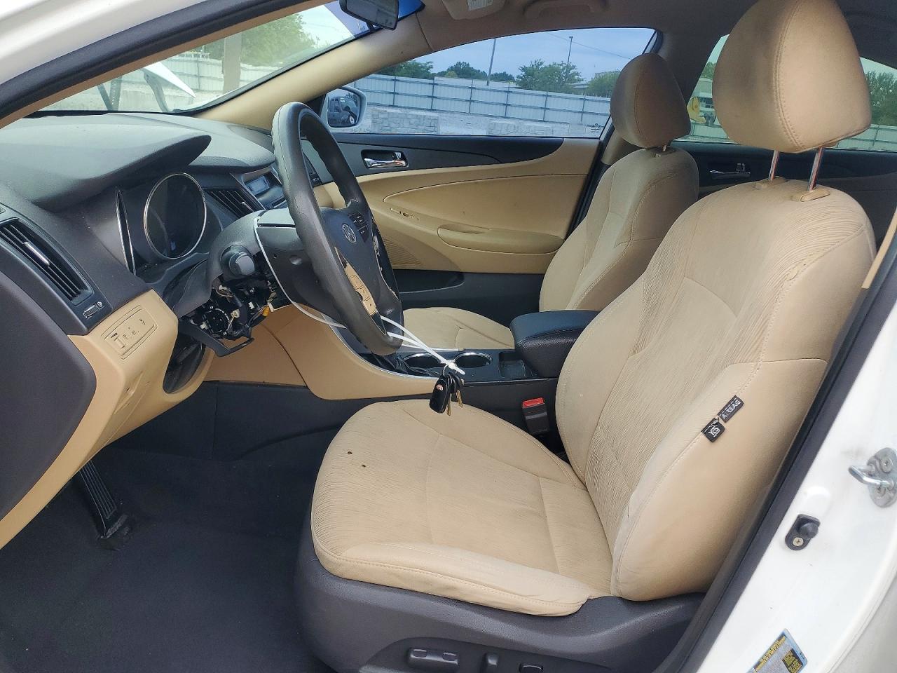2011 Hyundai Sonata Gls Белый vin: 5NPEB4AC4BH197504