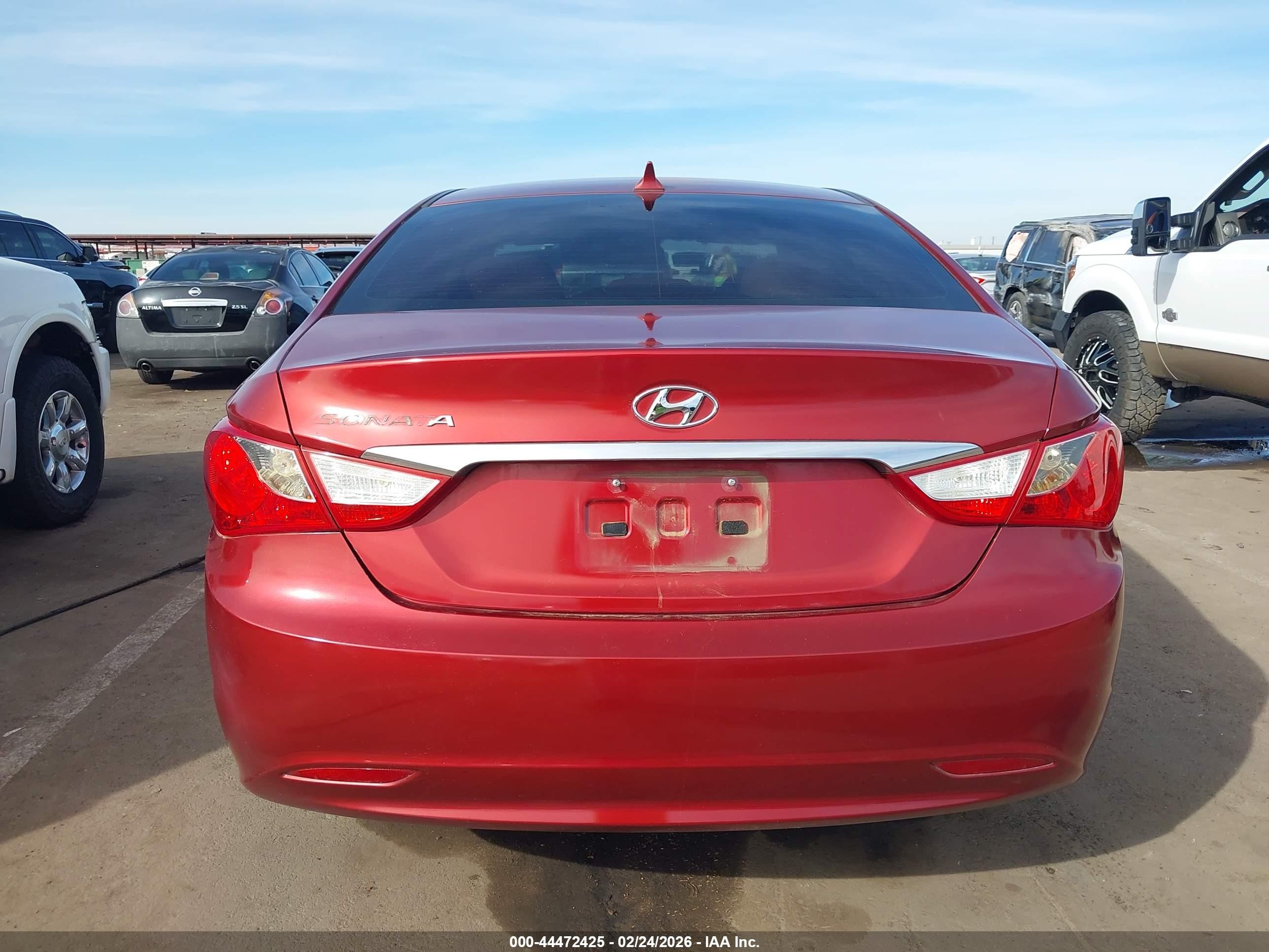 2011 Hyundai Sonata Gls Red vin: 5NPEB4AC4BH200840
