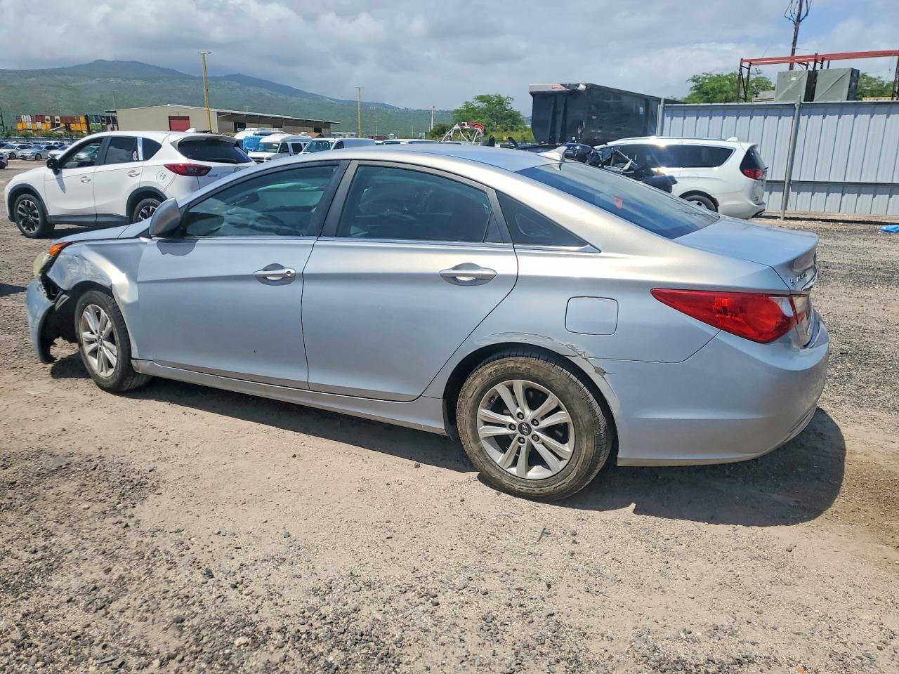 2011 Hyundai Sonata Middle-low Level Blue vin: 5NPEB4AC4BH205228