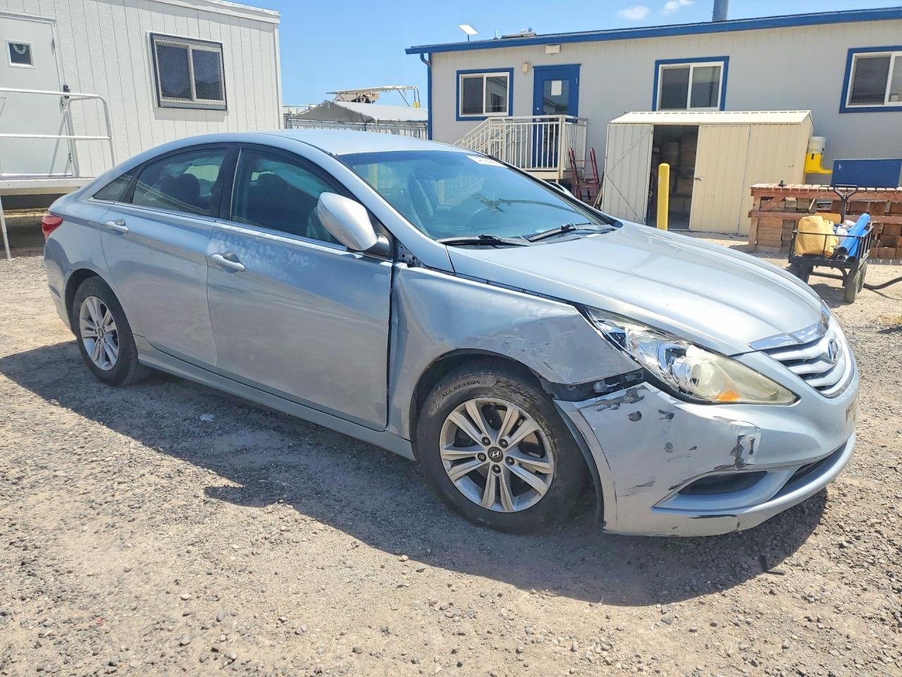 2011 Hyundai Sonata Middle-low Level Blue vin: 5NPEB4AC4BH205228