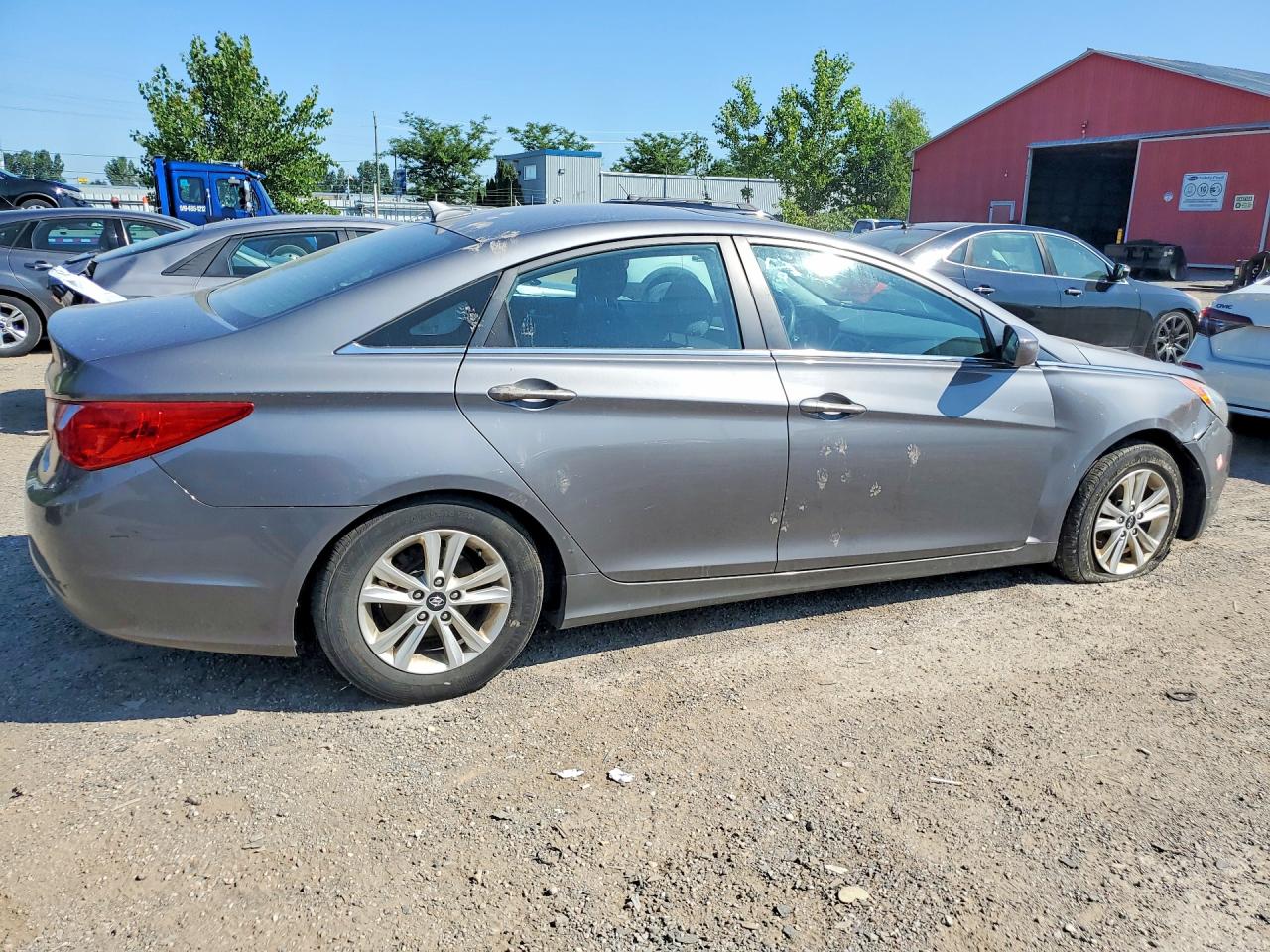 2011 Hyundai Sonata Gls Gray vin: 5NPEB4AC4BH208209