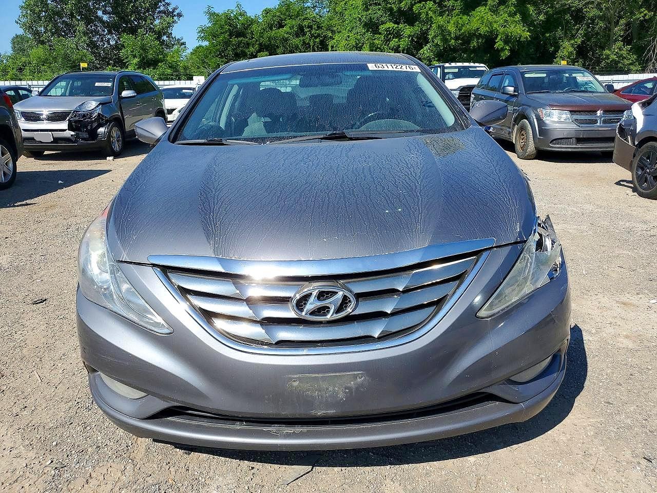 2011 Hyundai Sonata Gls Gray vin: 5NPEB4AC4BH208209