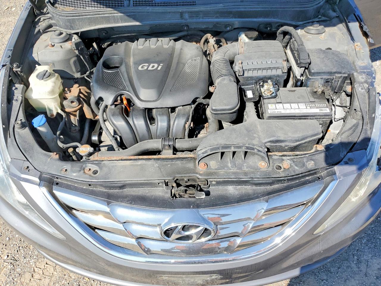 2011 Hyundai Sonata Gls Gray vin: 5NPEB4AC4BH208209