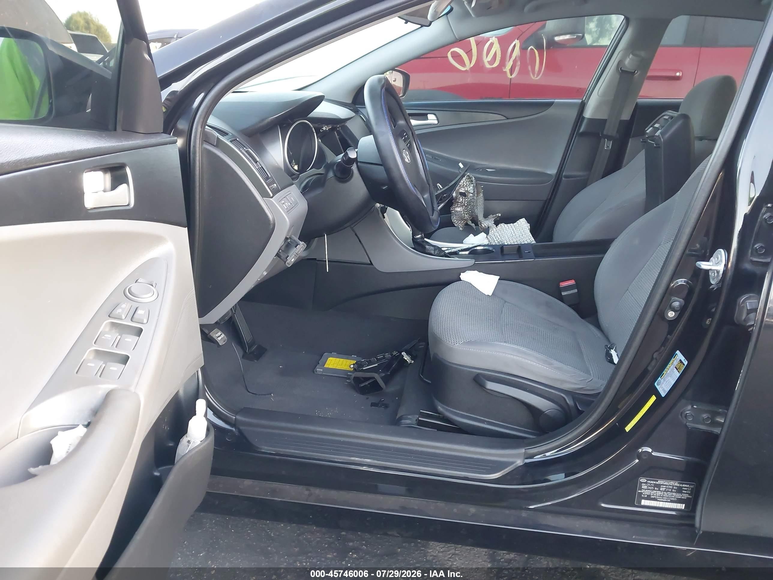 2011 Hyundai Sonata Gls Черный vin: 5NPEB4AC4BH229805