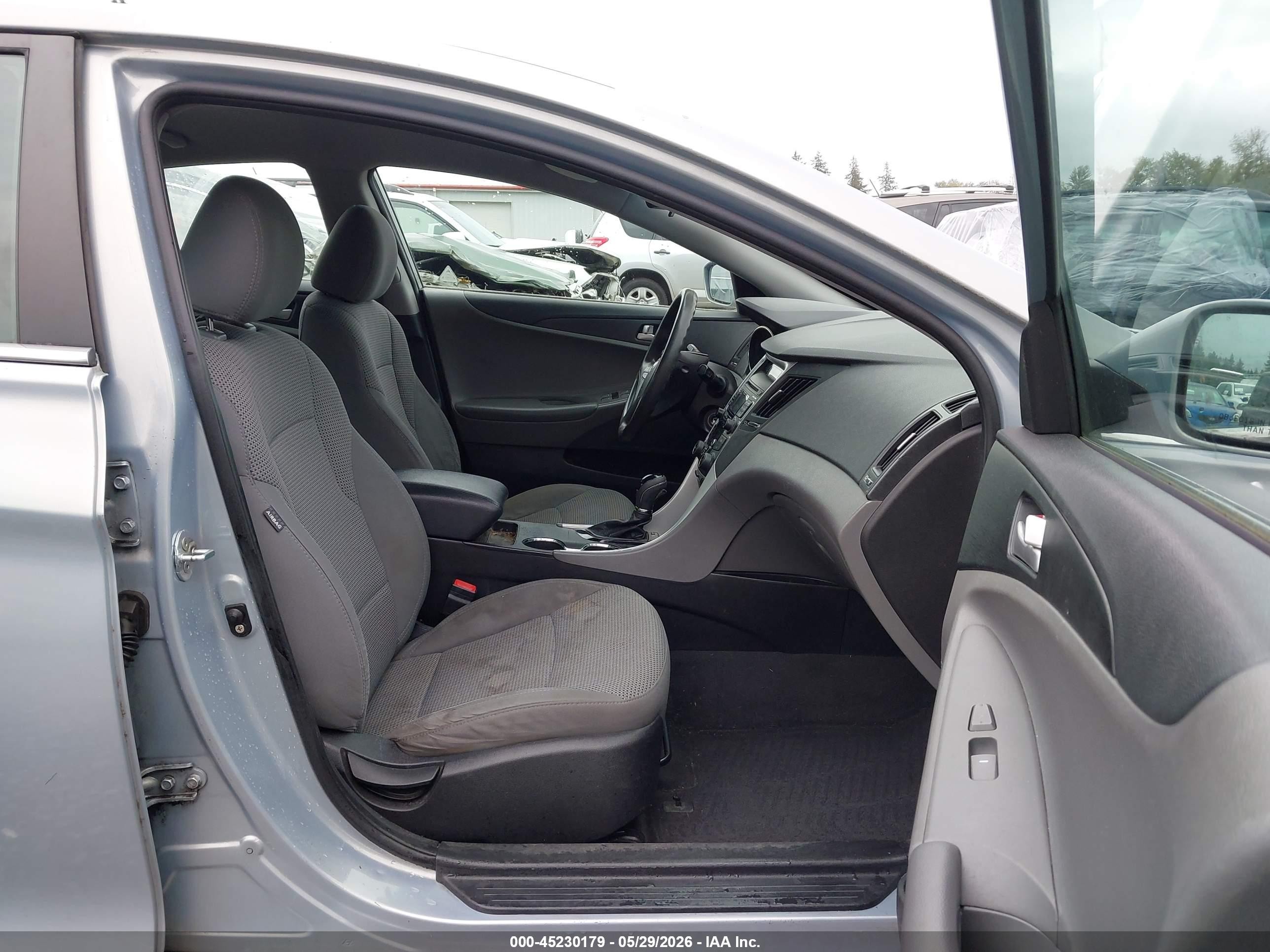 2011 Hyundai Sonata Gls Light Blue vin: 5NPEB4AC4BH239234