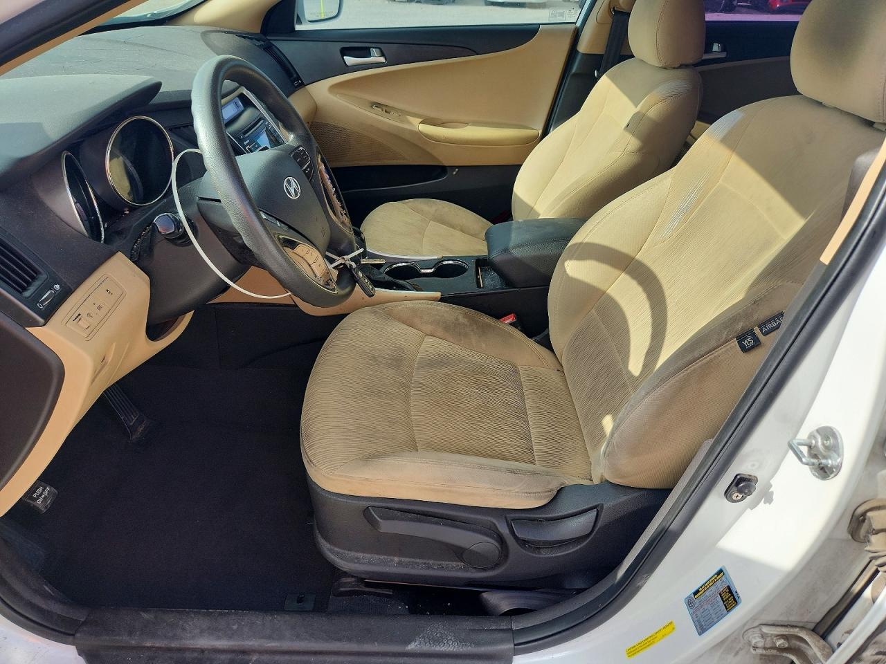 2011 Hyundai Sonata Gls White vin: 5NPEB4AC4BH240383