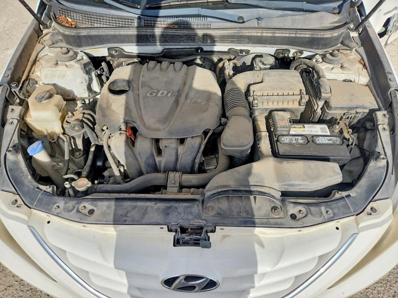 2011 Hyundai Sonata Gls White vin: 5NPEB4AC4BH240383