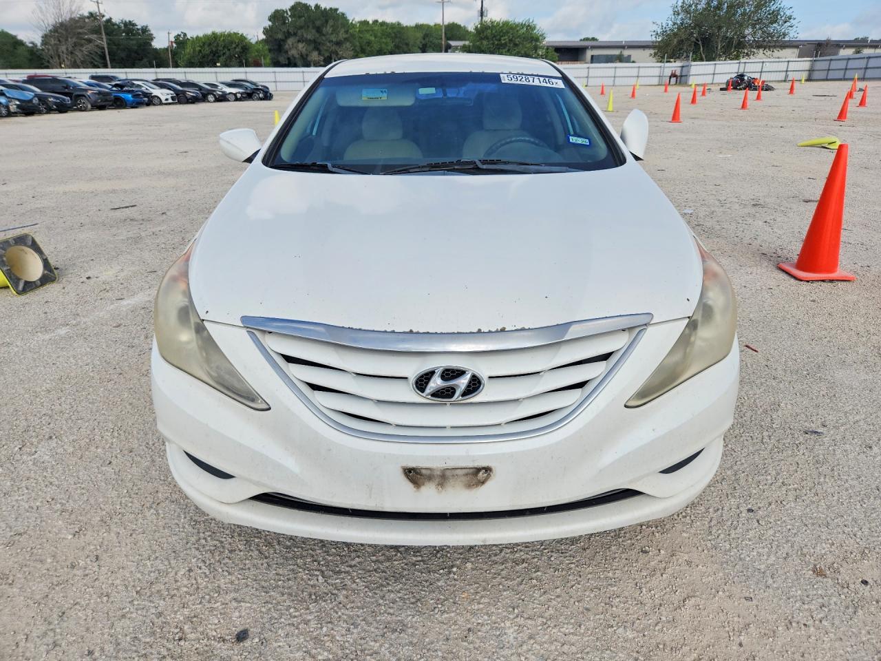 2011 Hyundai Sonata Gls White vin: 5NPEB4AC4BH240383
