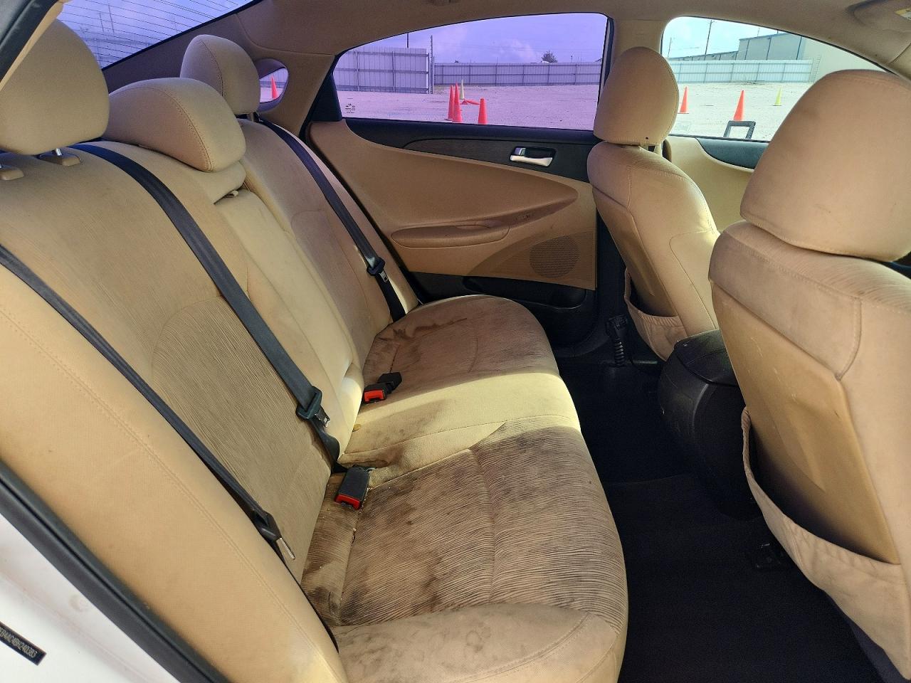 2011 Hyundai Sonata Gls White vin: 5NPEB4AC4BH240383