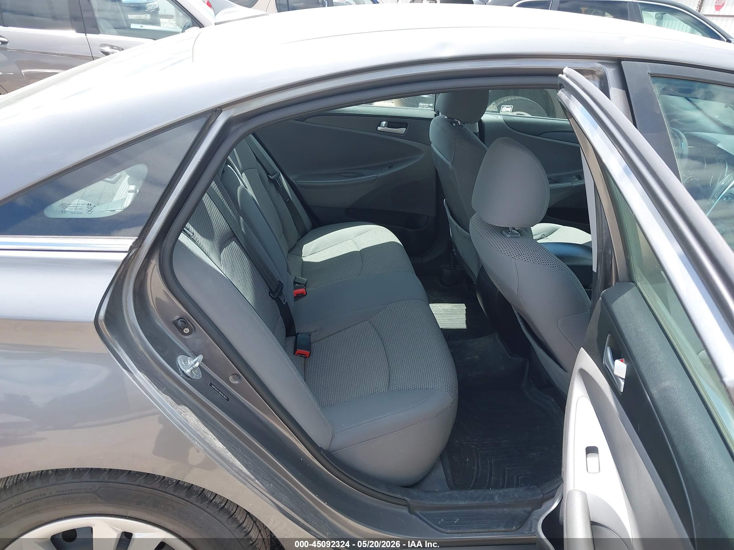 2011 Hyundai Sonata Gls Gray vin: 5NPEB4AC4BH263839
