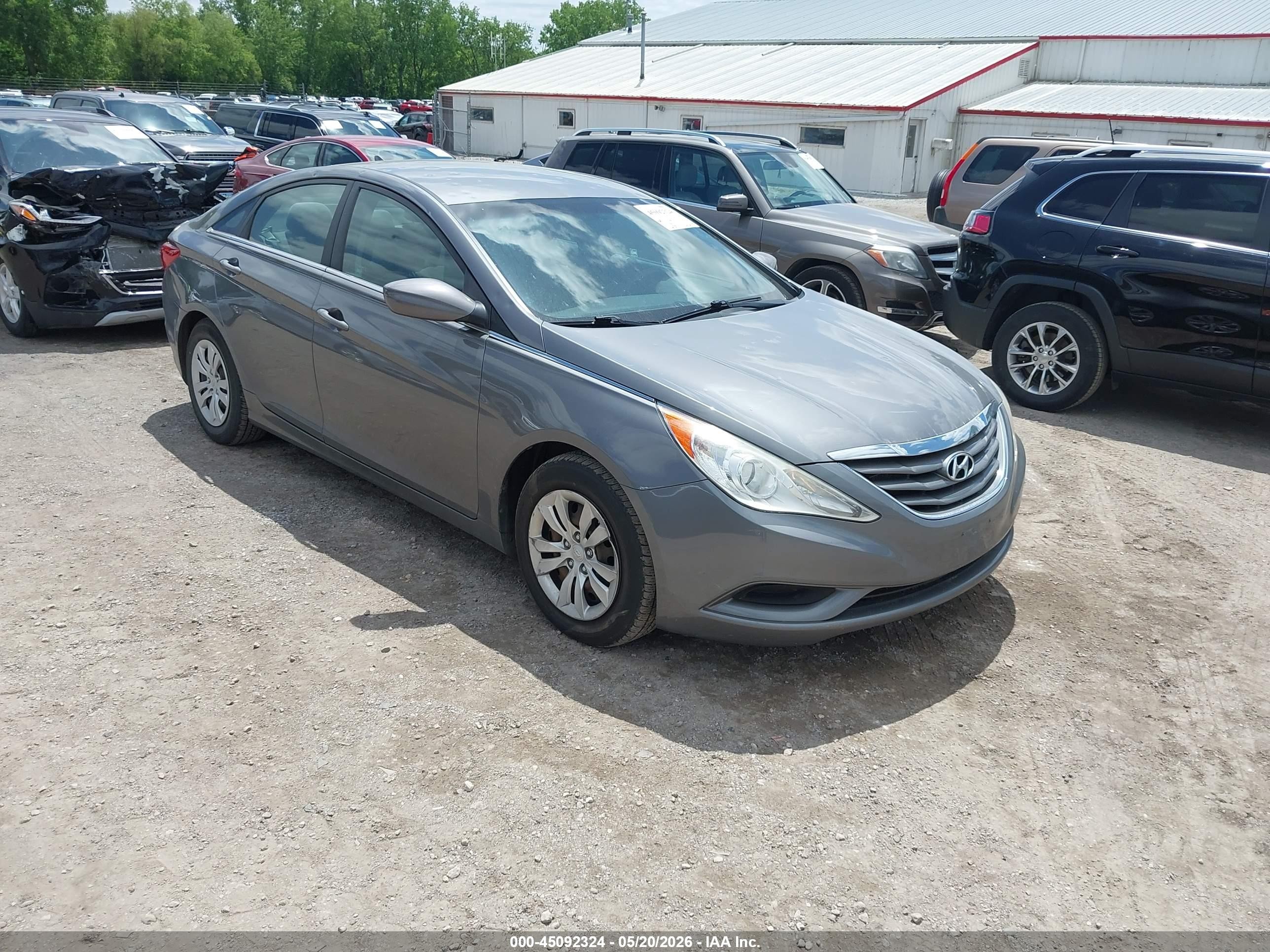 2011 Hyundai Sonata Gls Gray vin: 5NPEB4AC4BH263839