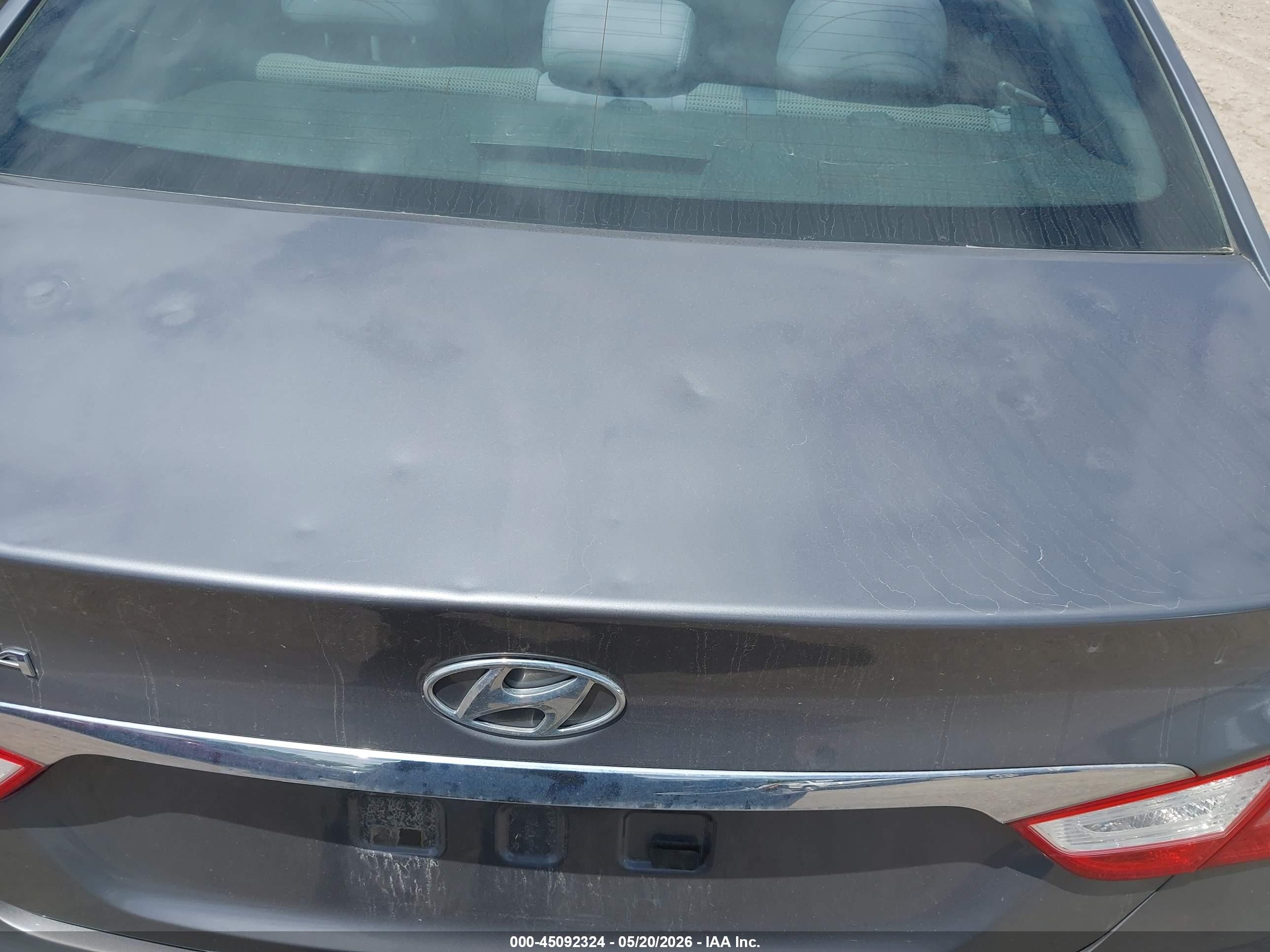 2011 Hyundai Sonata Gls Gray vin: 5NPEB4AC4BH263839