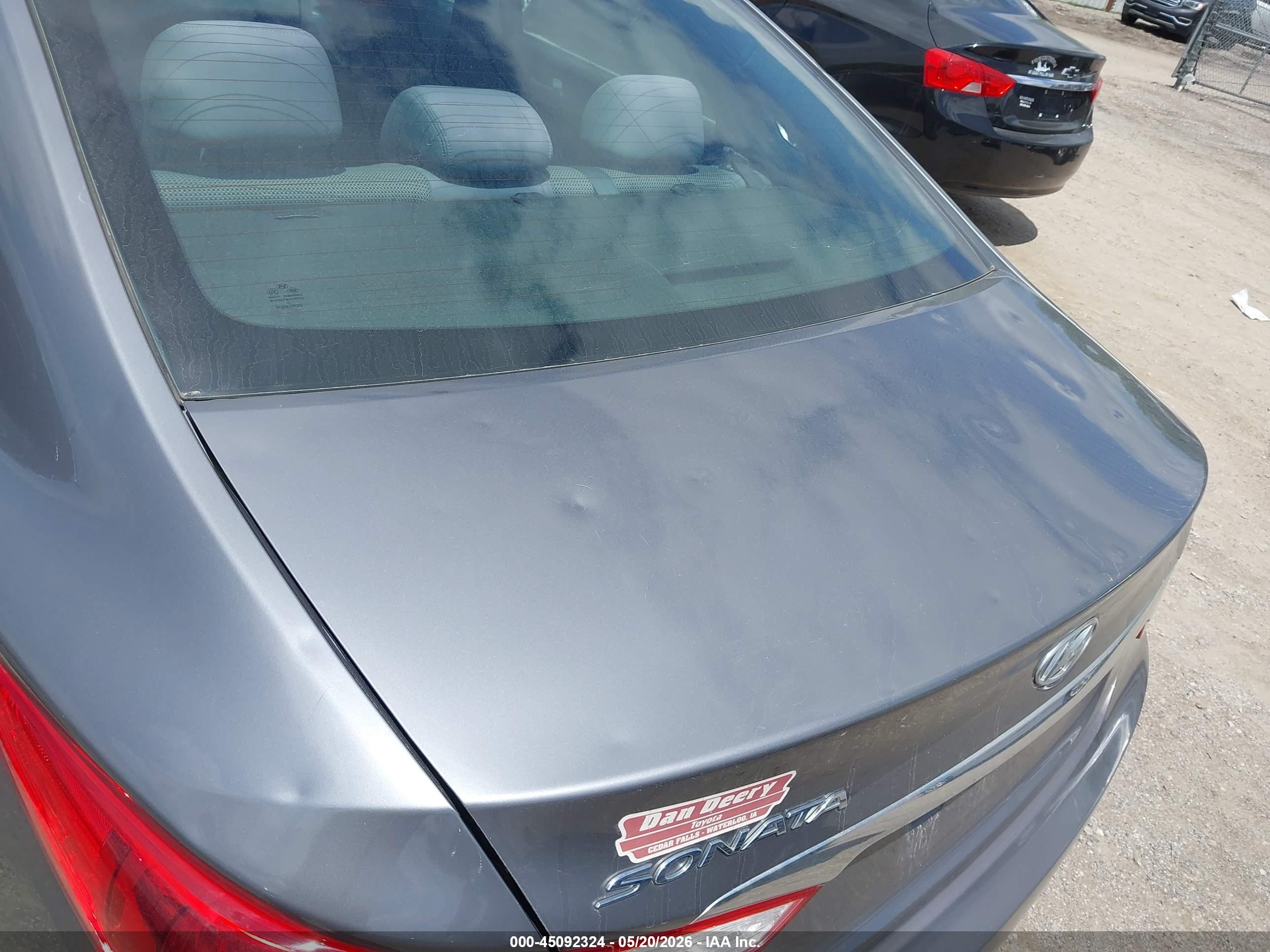 2011 Hyundai Sonata Gls Gray vin: 5NPEB4AC4BH263839