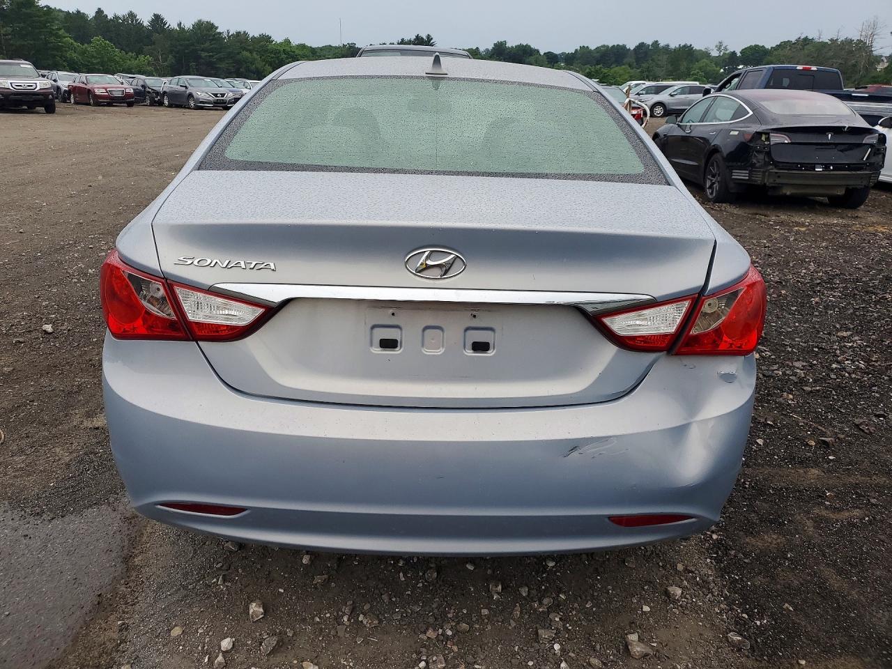 2011 Hyundai Sonata Gls Синий vin: 5NPEB4AC4BH264005