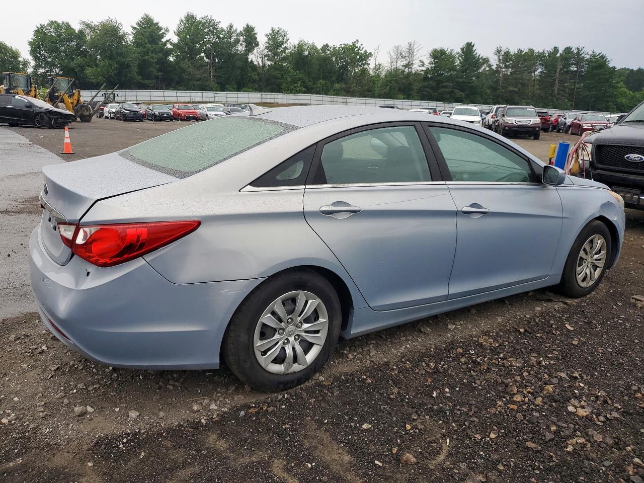 2011 Hyundai Sonata Gls Синий vin: 5NPEB4AC4BH264005