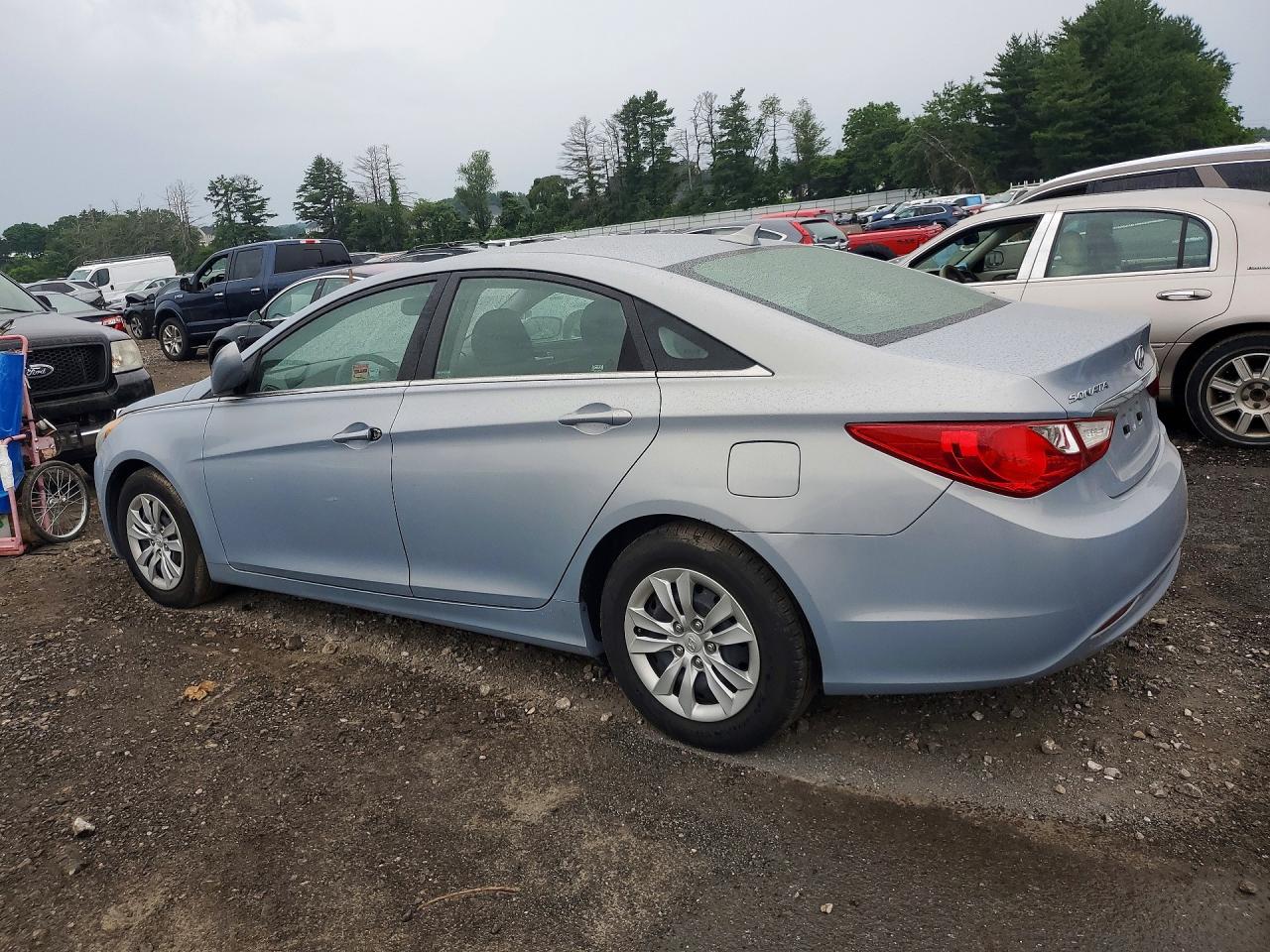 2011 Hyundai Sonata Gls Синий vin: 5NPEB4AC4BH264005