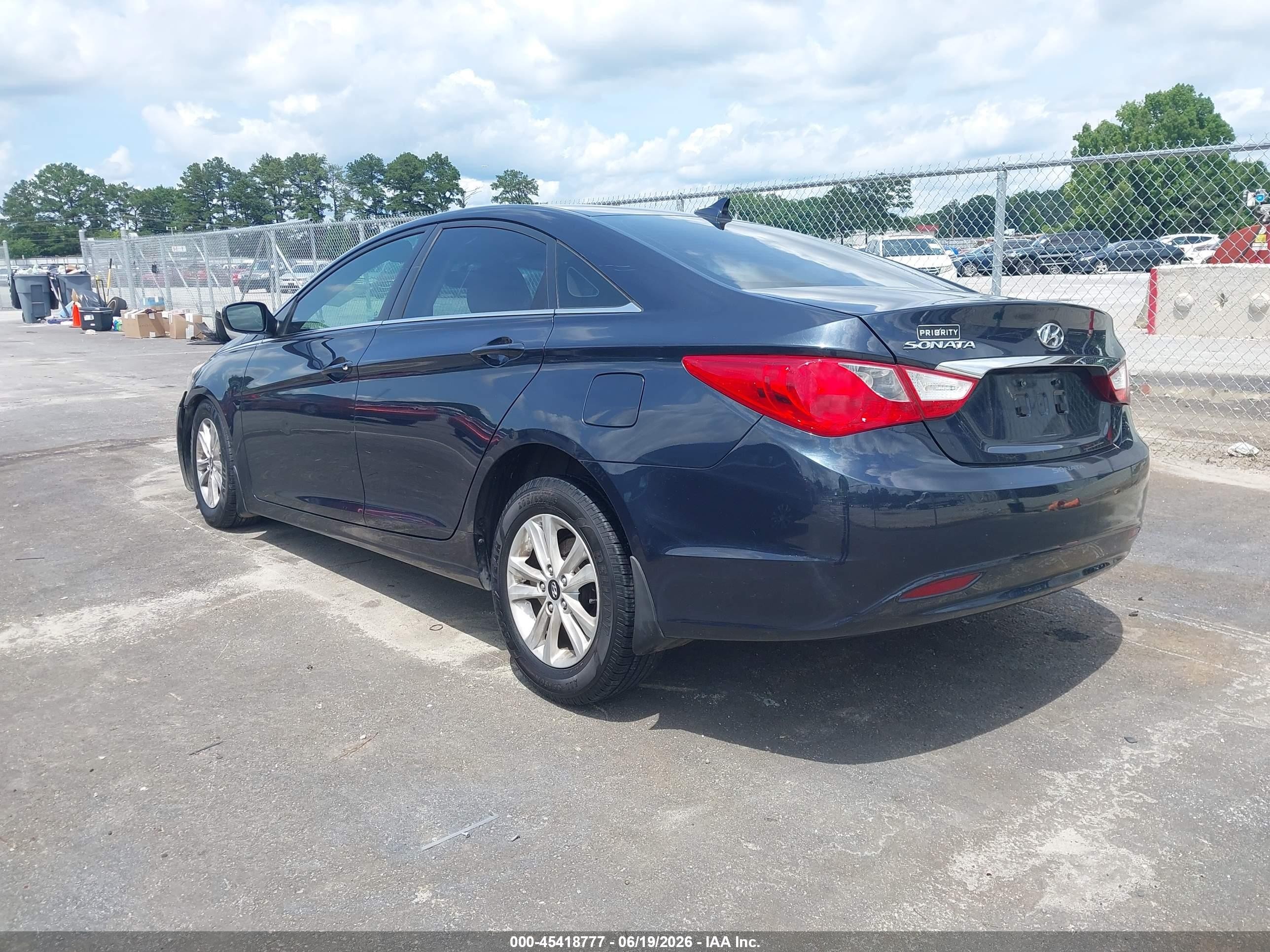 2011 Hyundai Sonata Gls Dark Blue vin: 5NPEB4AC4BH271035