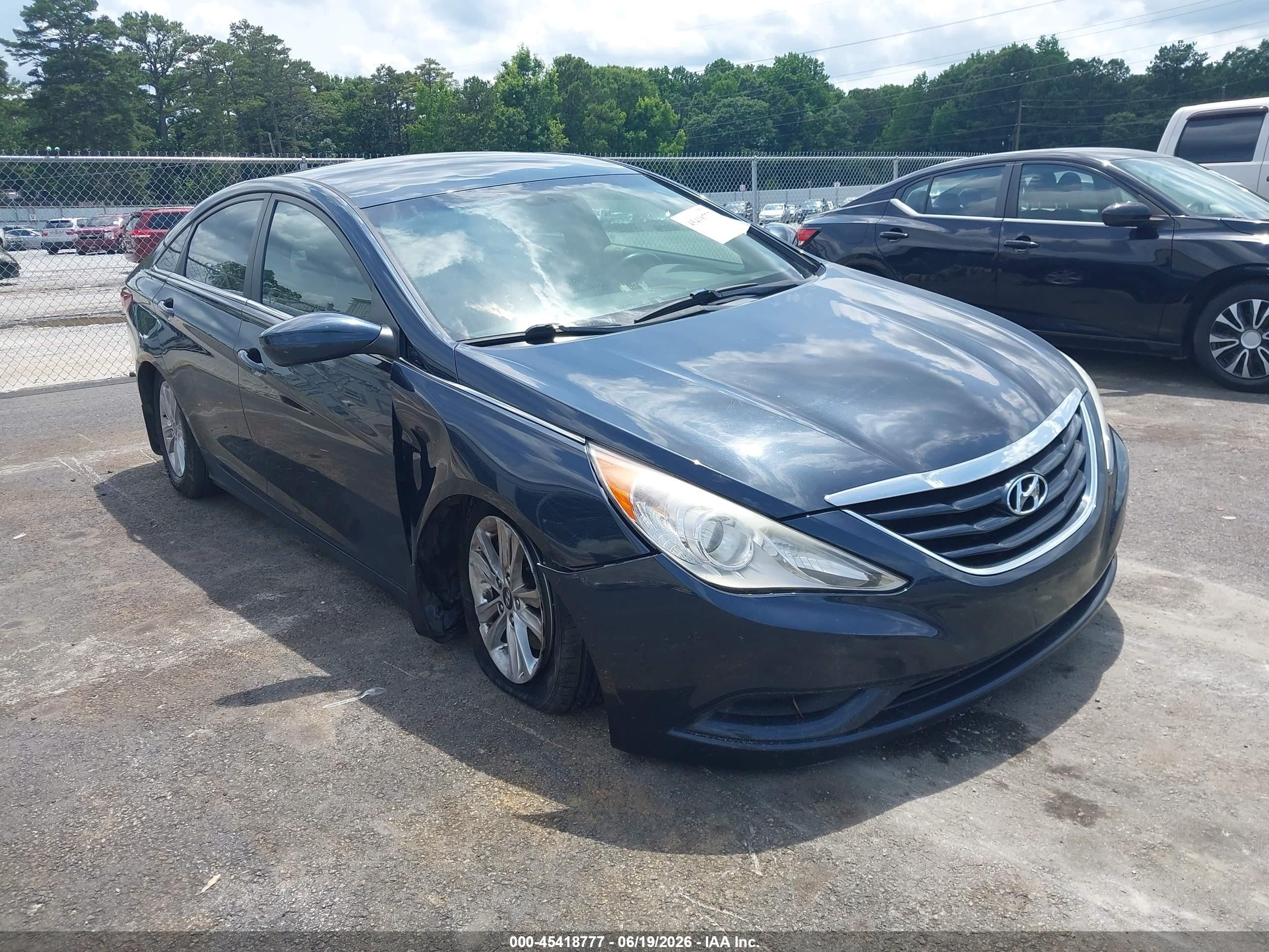 2011 Hyundai Sonata Gls Dark Blue vin: 5NPEB4AC4BH271035