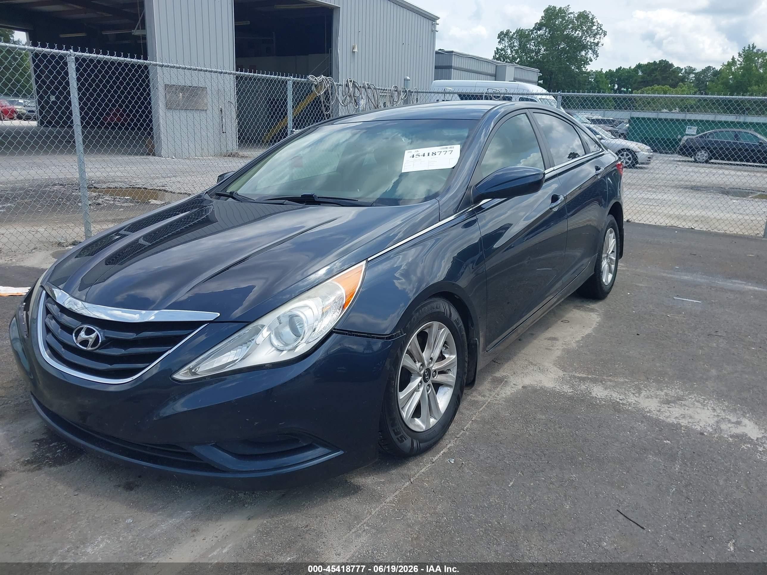 2011 Hyundai Sonata Gls Dark Blue vin: 5NPEB4AC4BH271035