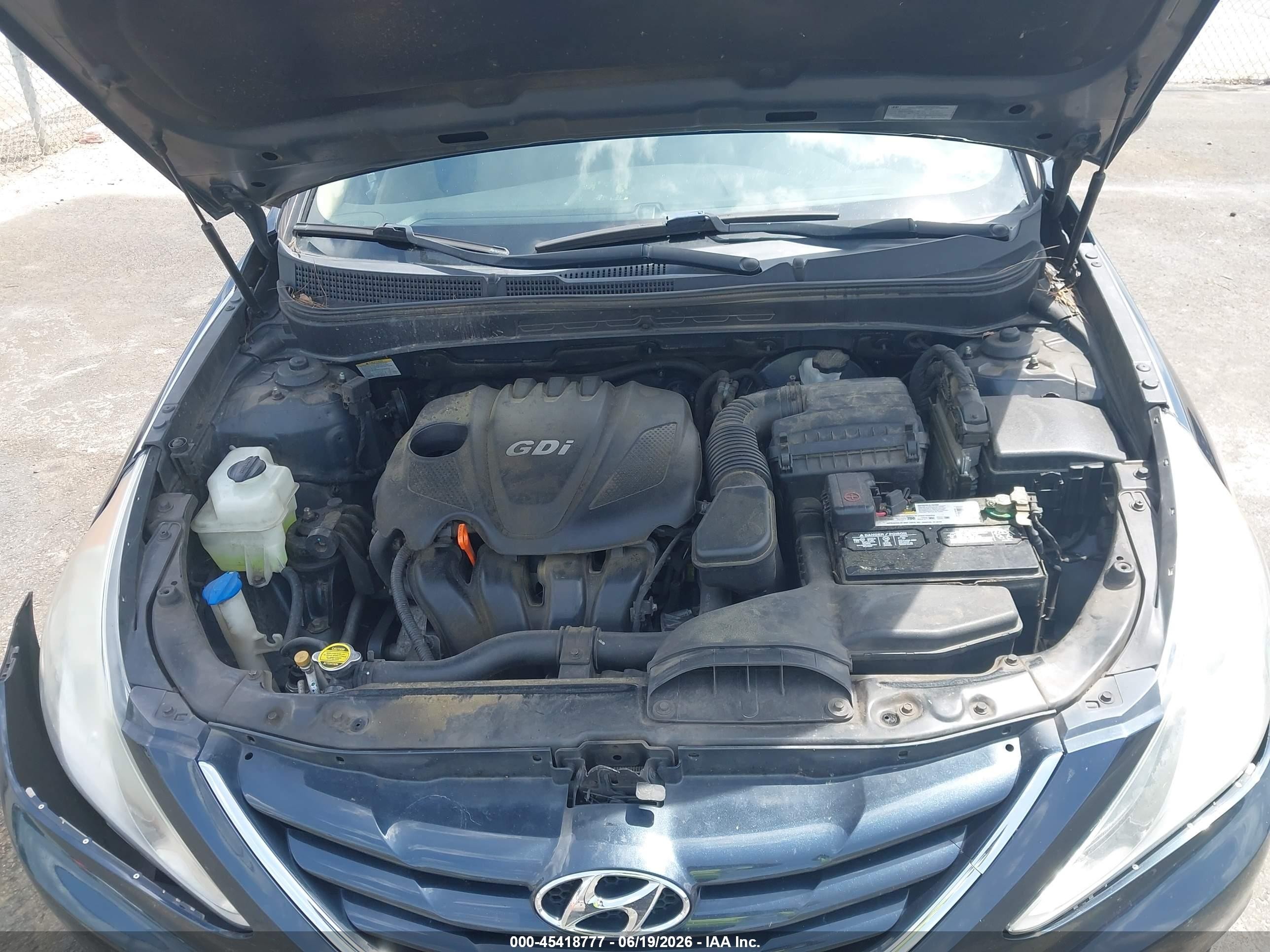 2011 Hyundai Sonata Gls Dark Blue vin: 5NPEB4AC4BH271035