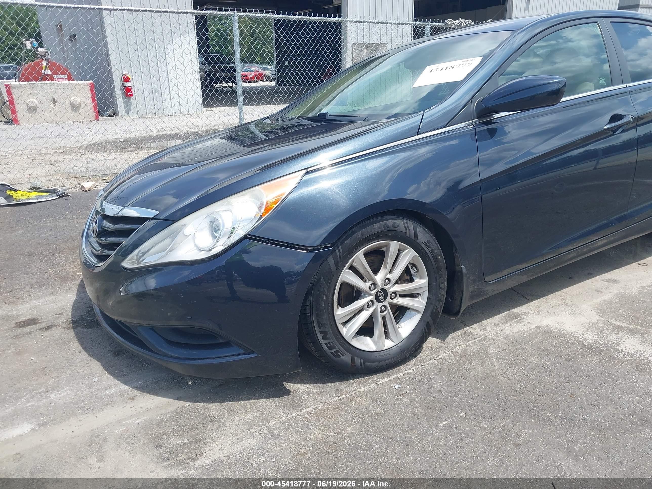 2011 Hyundai Sonata Gls Dark Blue vin: 5NPEB4AC4BH271035