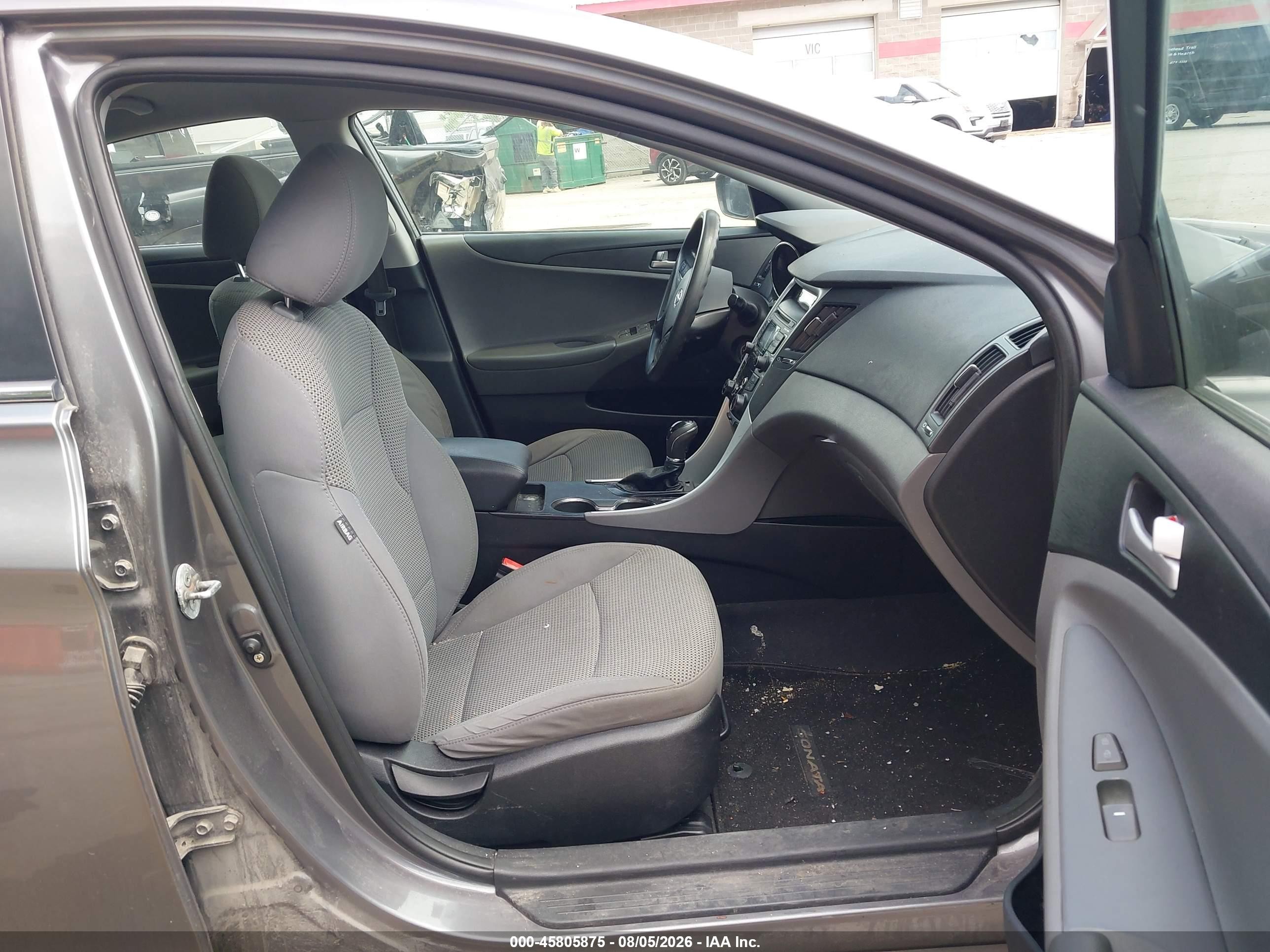 2011 Hyundai Sonata Gls Gray vin: 5NPEB4AC4BH274761