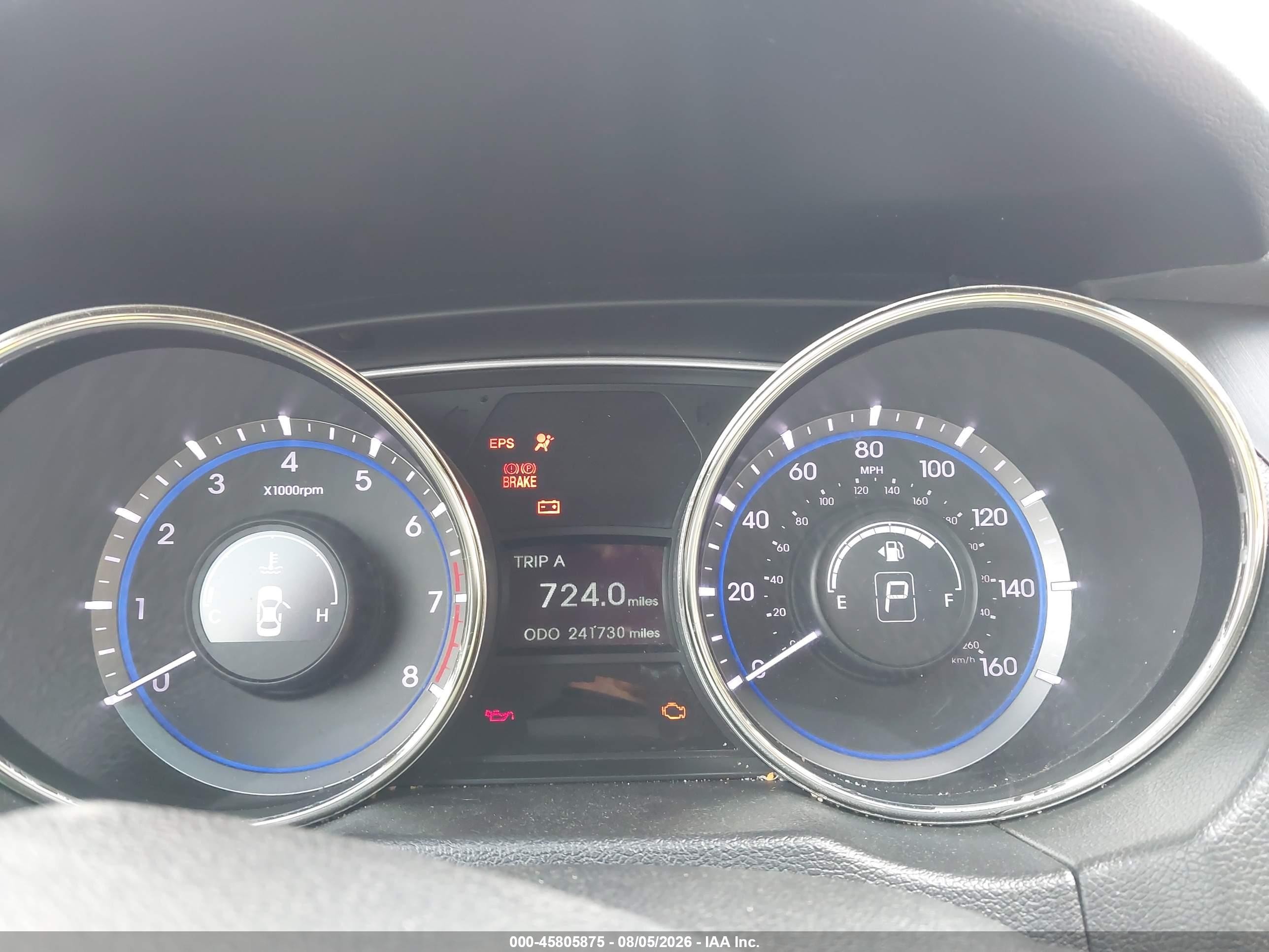 2011 Hyundai Sonata Gls Gray vin: 5NPEB4AC4BH274761