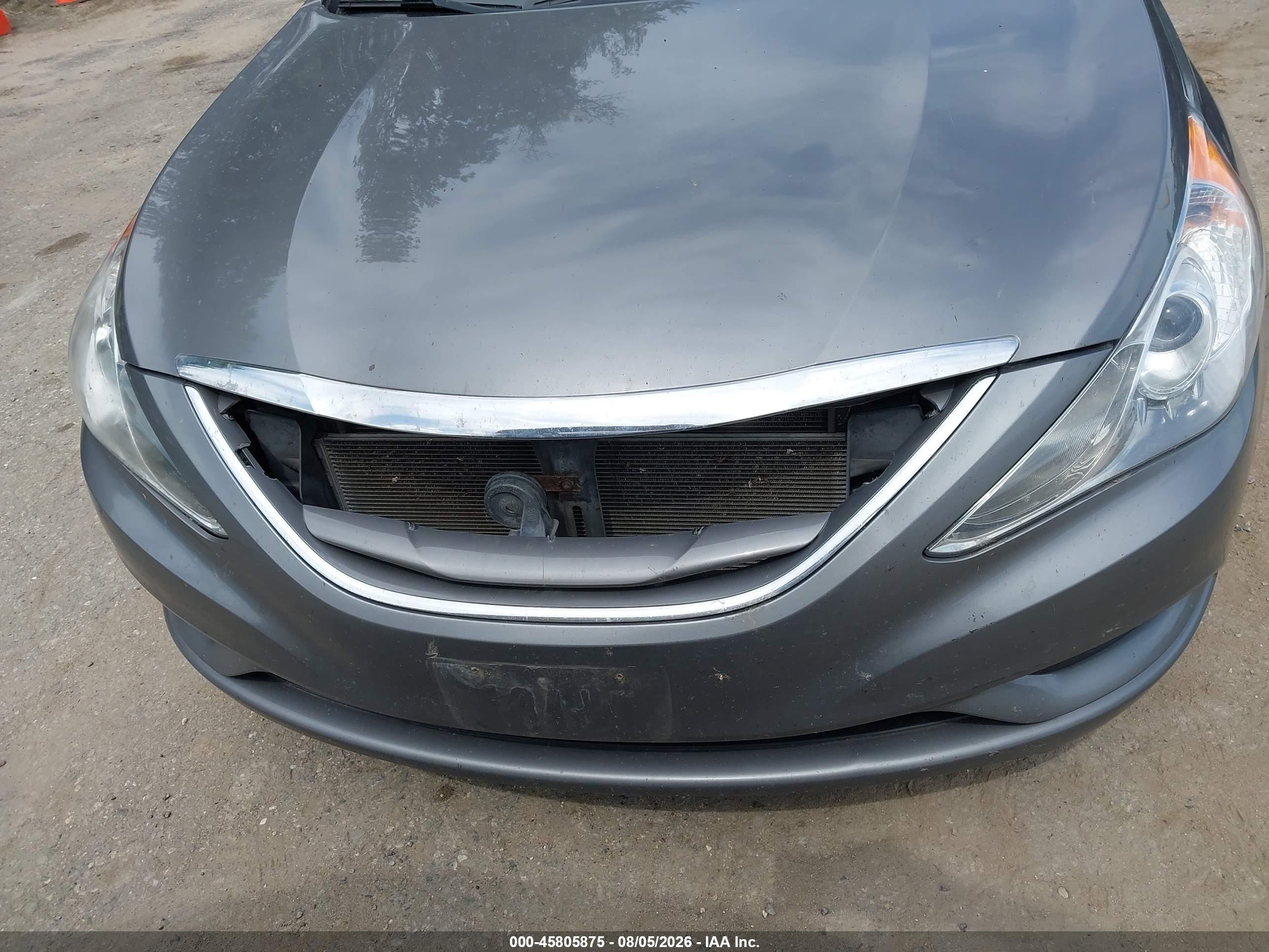 2011 Hyundai Sonata Gls Gray vin: 5NPEB4AC4BH274761