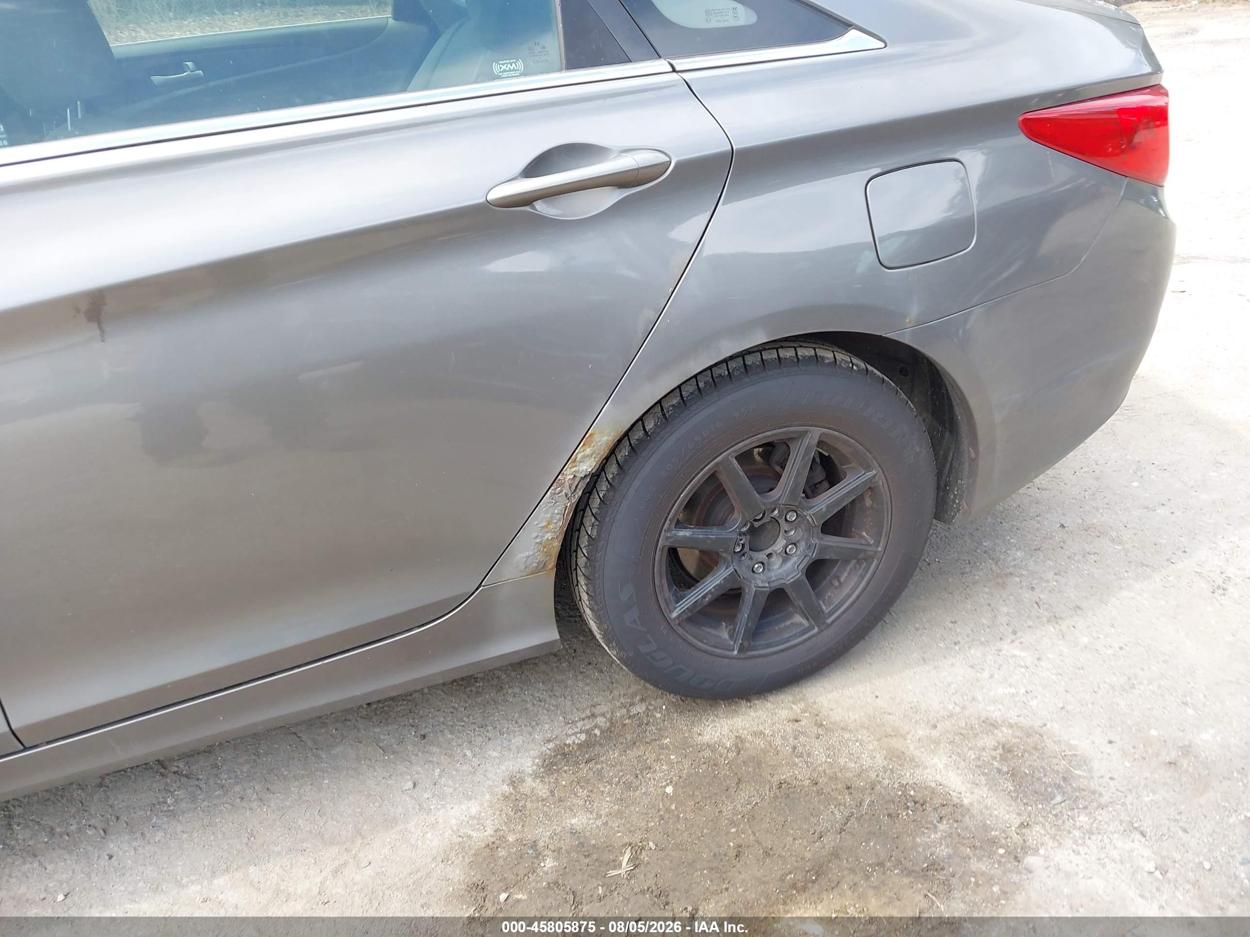 2011 Hyundai Sonata Gls Gray vin: 5NPEB4AC4BH274761