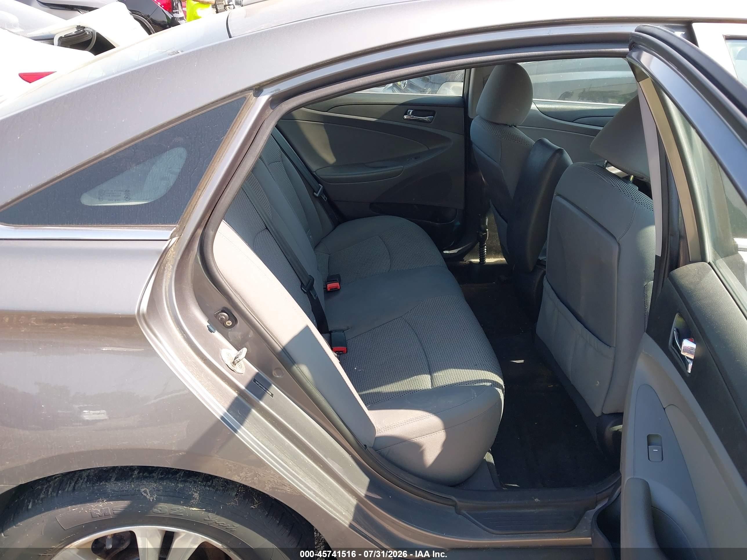 2011 Hyundai Sonata Gls Gray vin: 5NPEB4AC4BH286828