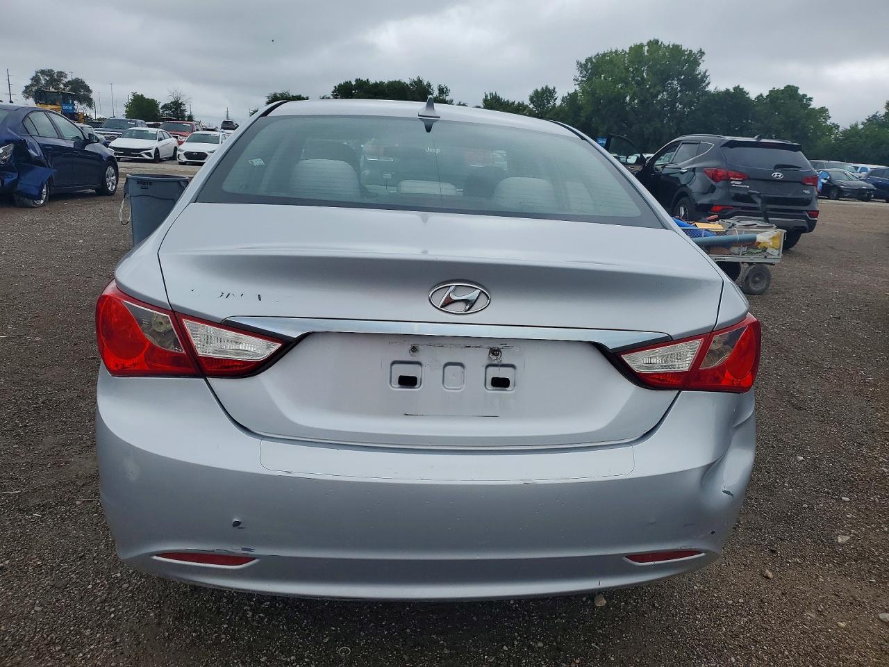 2011 Hyundai Sonata Gls Silver vin: 5NPEB4AC4BH289082