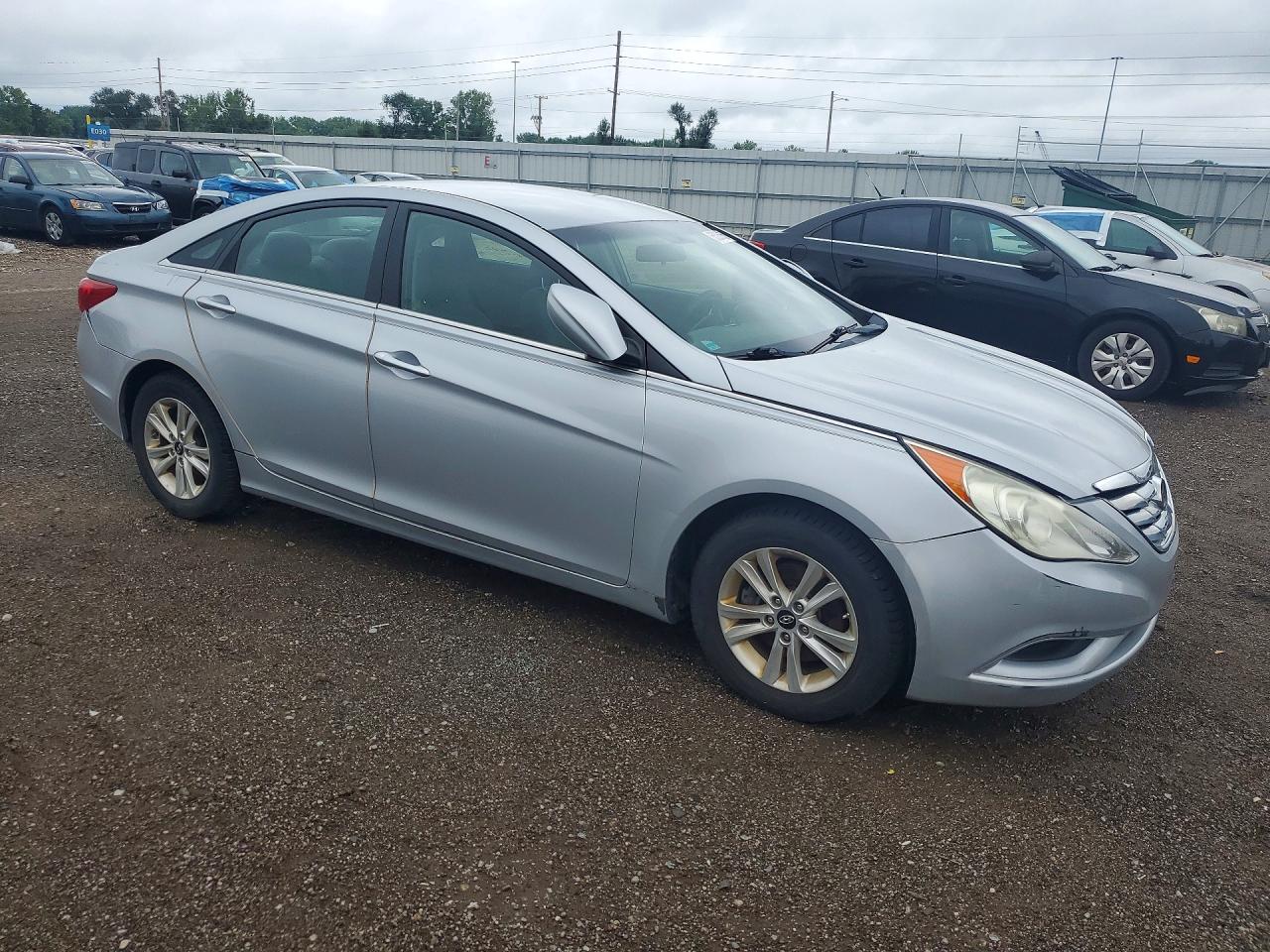 2011 Hyundai Sonata Gls Silver vin: 5NPEB4AC4BH289082