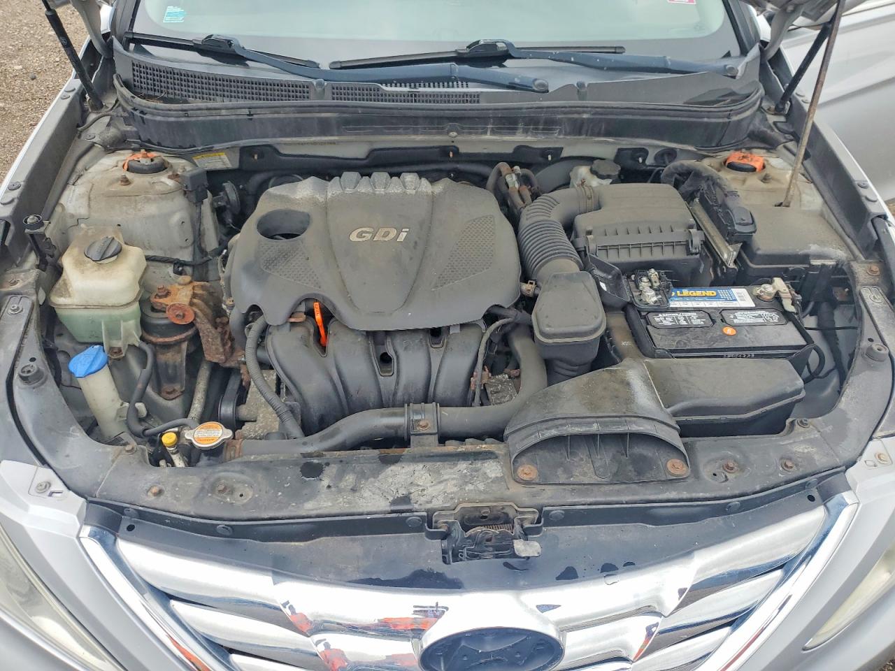 2011 Hyundai Sonata Gls Silver vin: 5NPEB4AC4BH289082