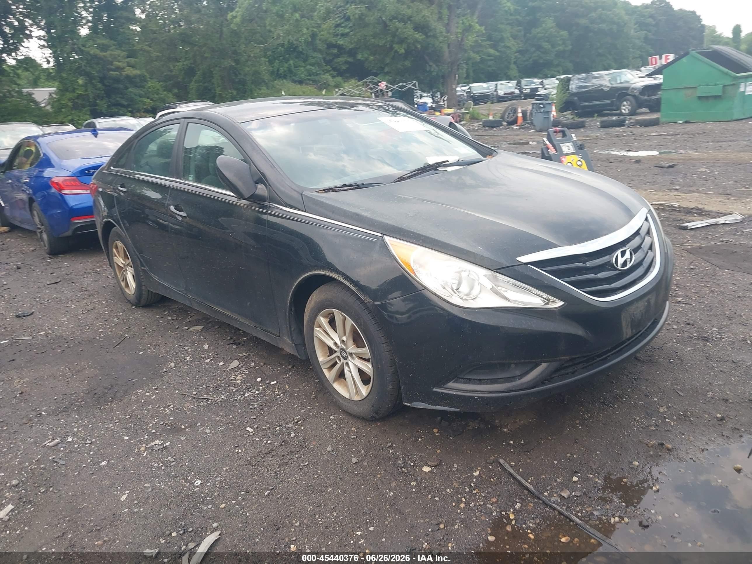 2011 Hyundai Sonata Gls Black vin: 5NPEB4AC4BH298543