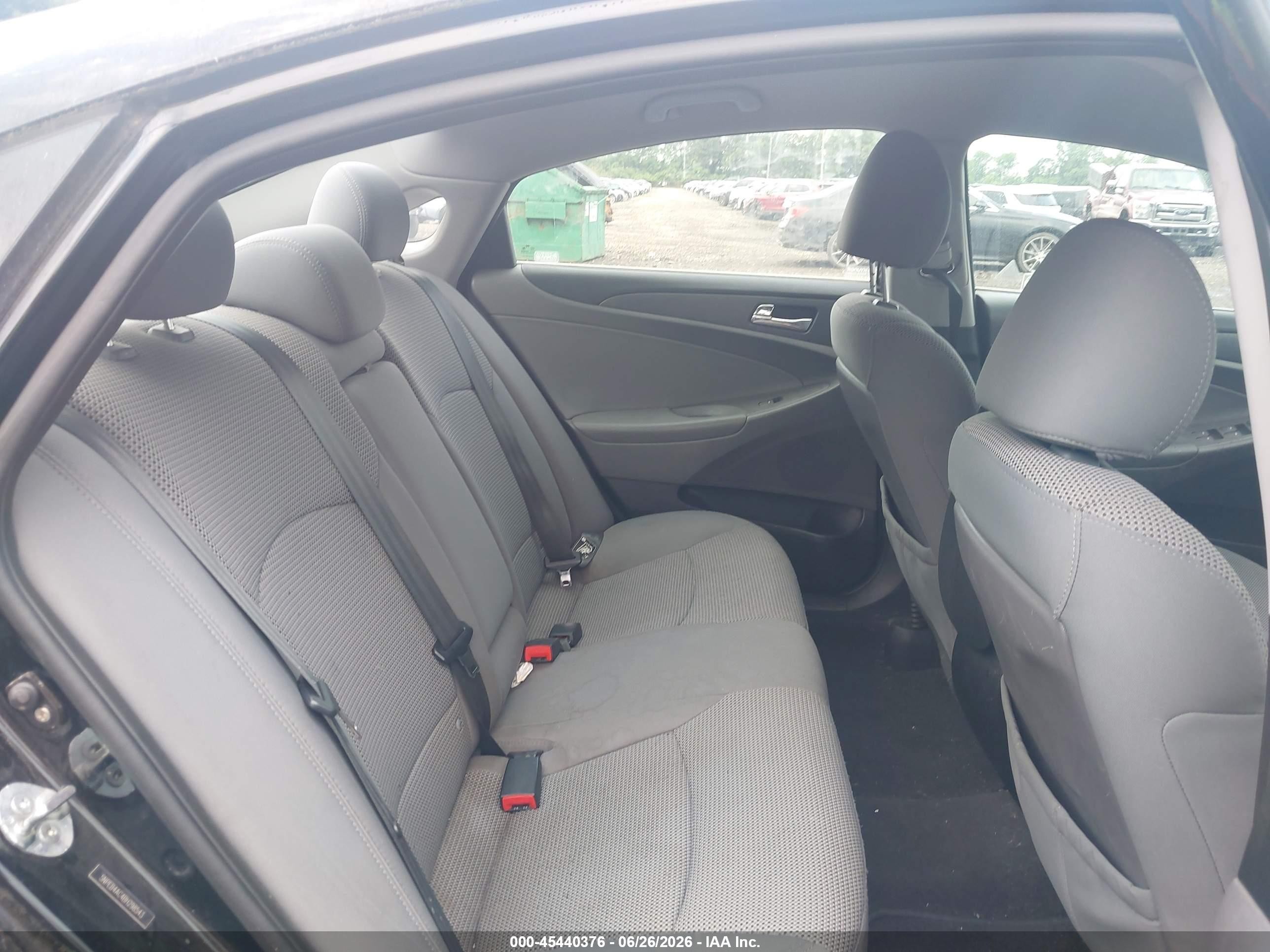 2011 Hyundai Sonata Gls Black vin: 5NPEB4AC4BH298543