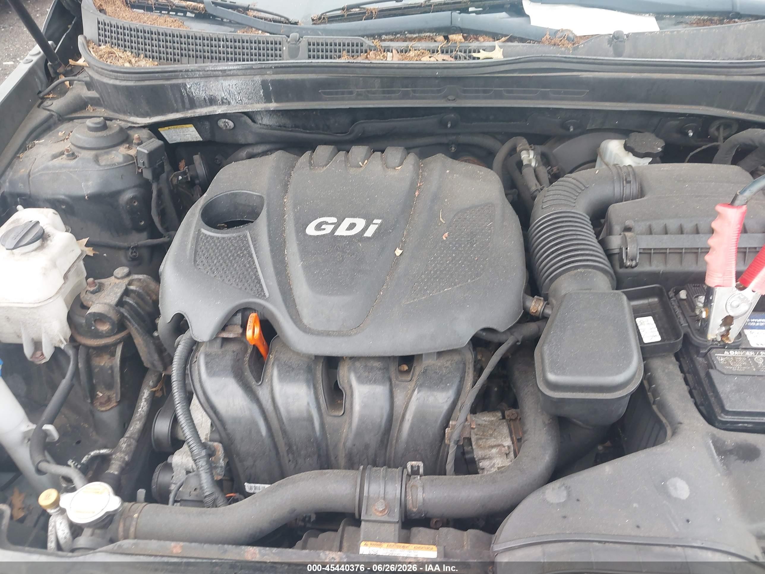 2011 Hyundai Sonata Gls Black vin: 5NPEB4AC4BH298543