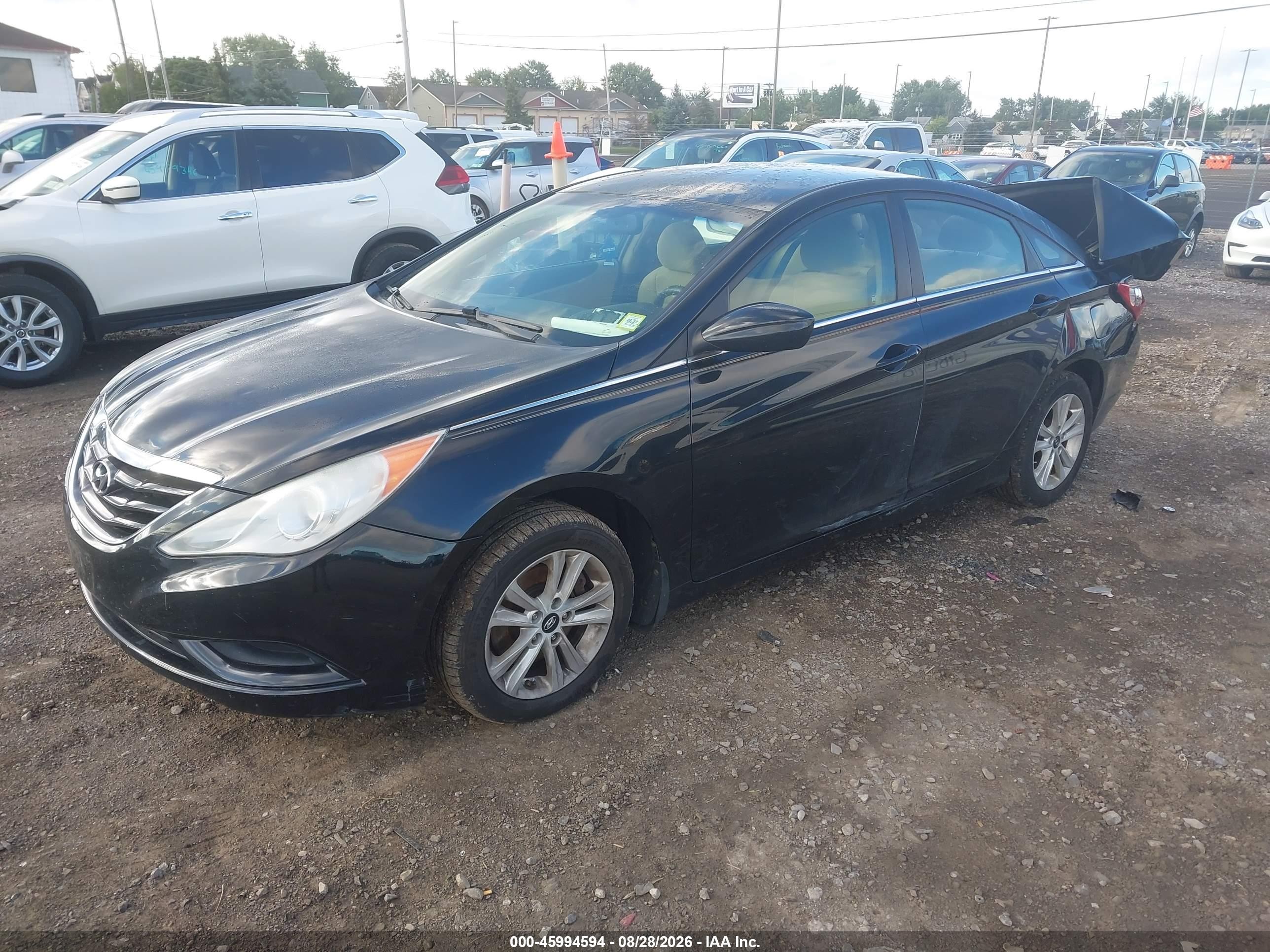 2011 Hyundai Sonata Gls Black vin: 5NPEB4AC4BH301120