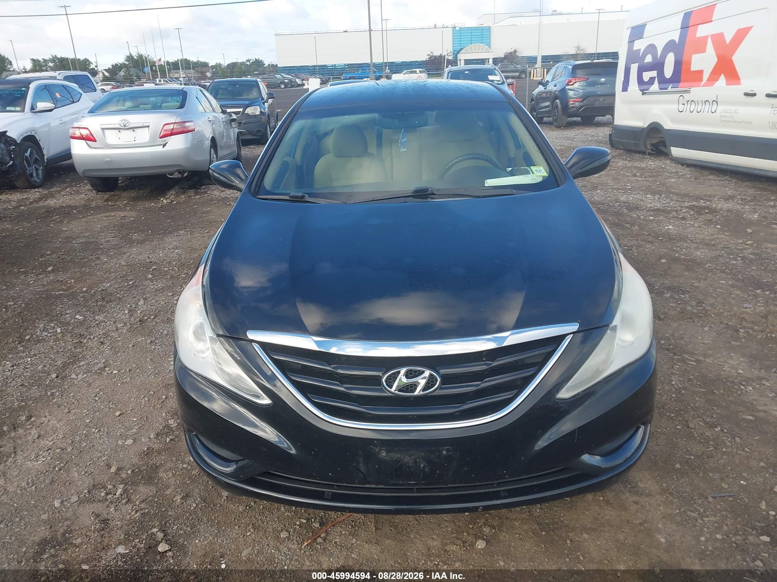 2011 Hyundai Sonata Gls Black vin: 5NPEB4AC4BH301120