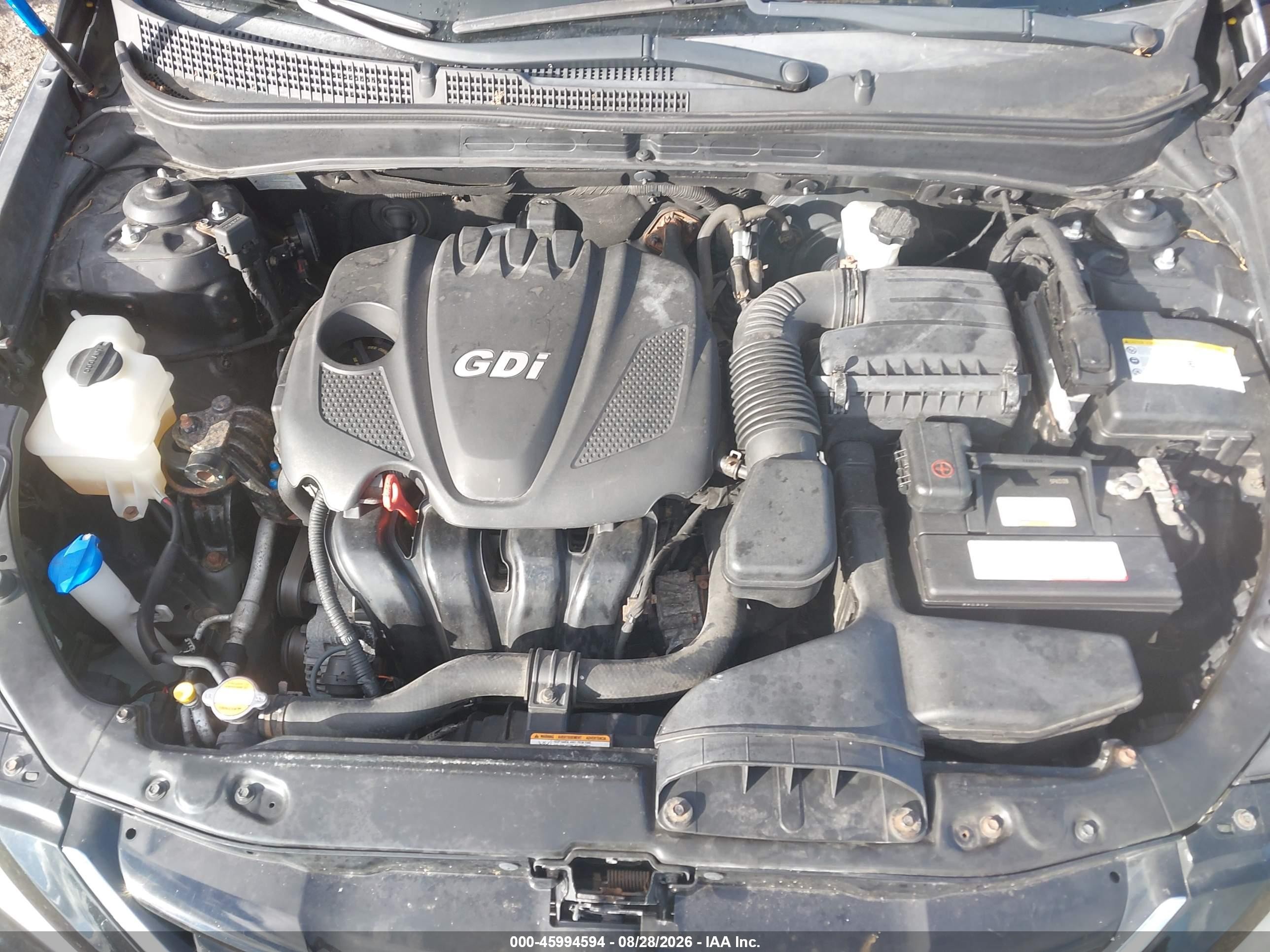 2011 Hyundai Sonata Gls Black vin: 5NPEB4AC4BH301120
