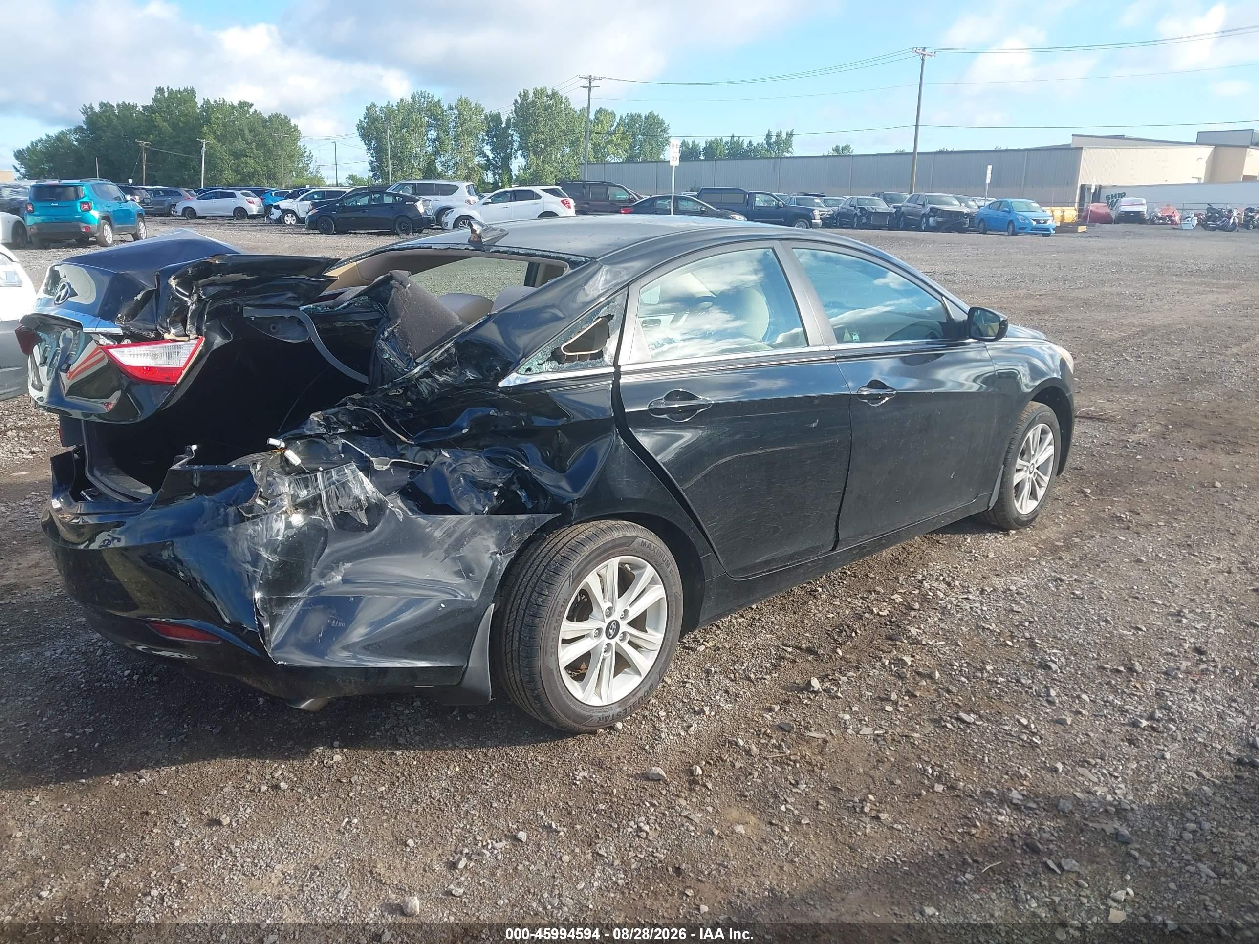 2011 Hyundai Sonata Gls Black vin: 5NPEB4AC4BH301120