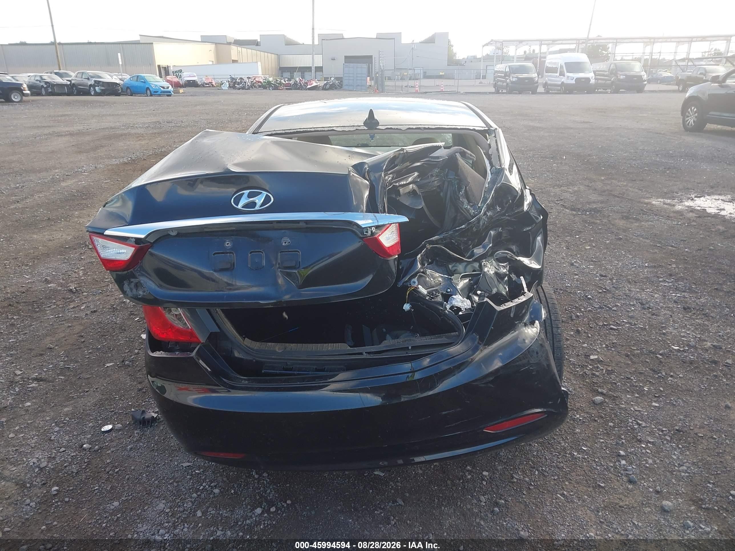 2011 Hyundai Sonata Gls Black vin: 5NPEB4AC4BH301120