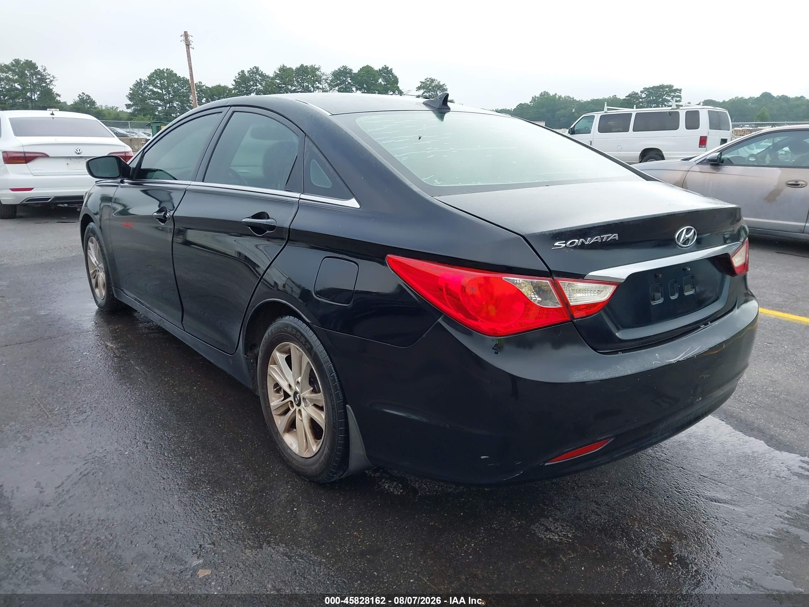 2011 Hyundai Sonata Gls Black vin: 5NPEB4AC4BH306303