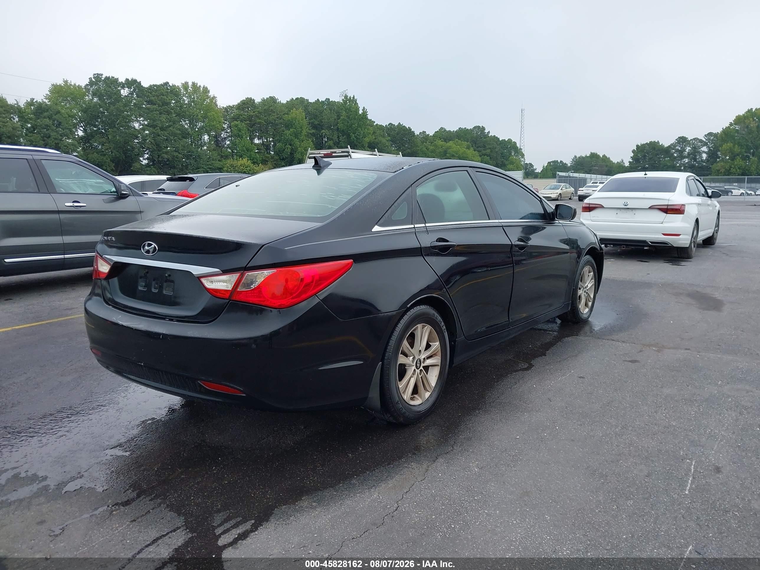 2011 Hyundai Sonata Gls Black vin: 5NPEB4AC4BH306303