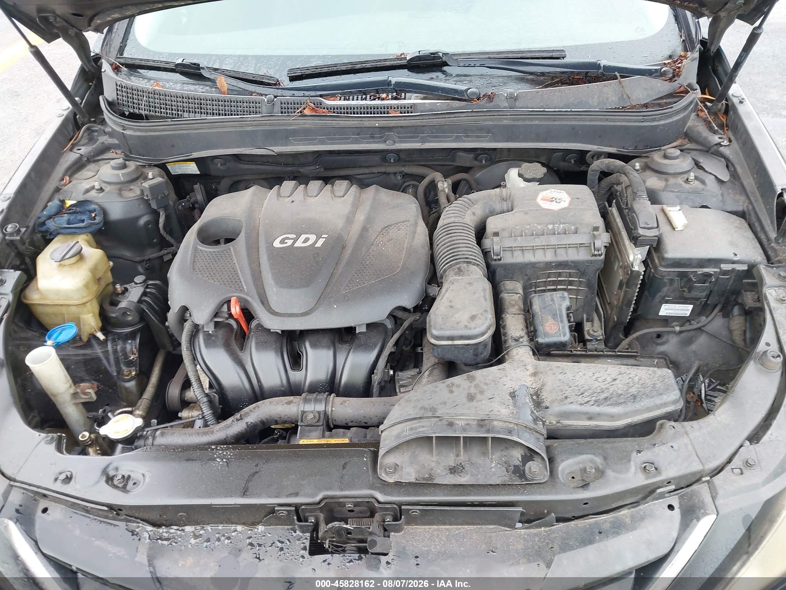 2011 Hyundai Sonata Gls Black vin: 5NPEB4AC4BH306303