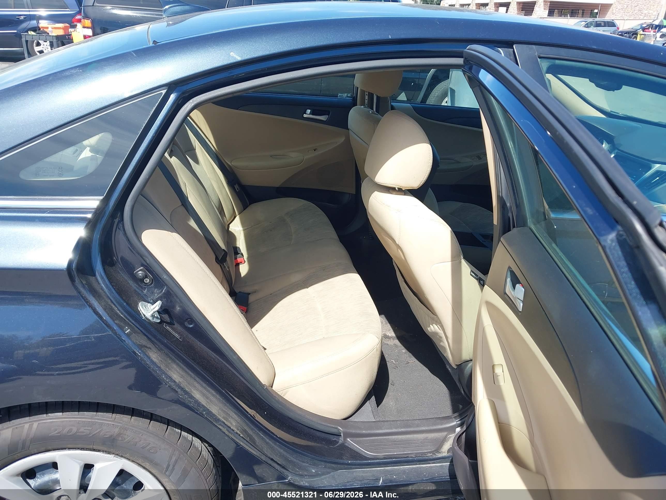 2012 Hyundai Sonata Gls Black vin: 5NPEB4AC4CH309137