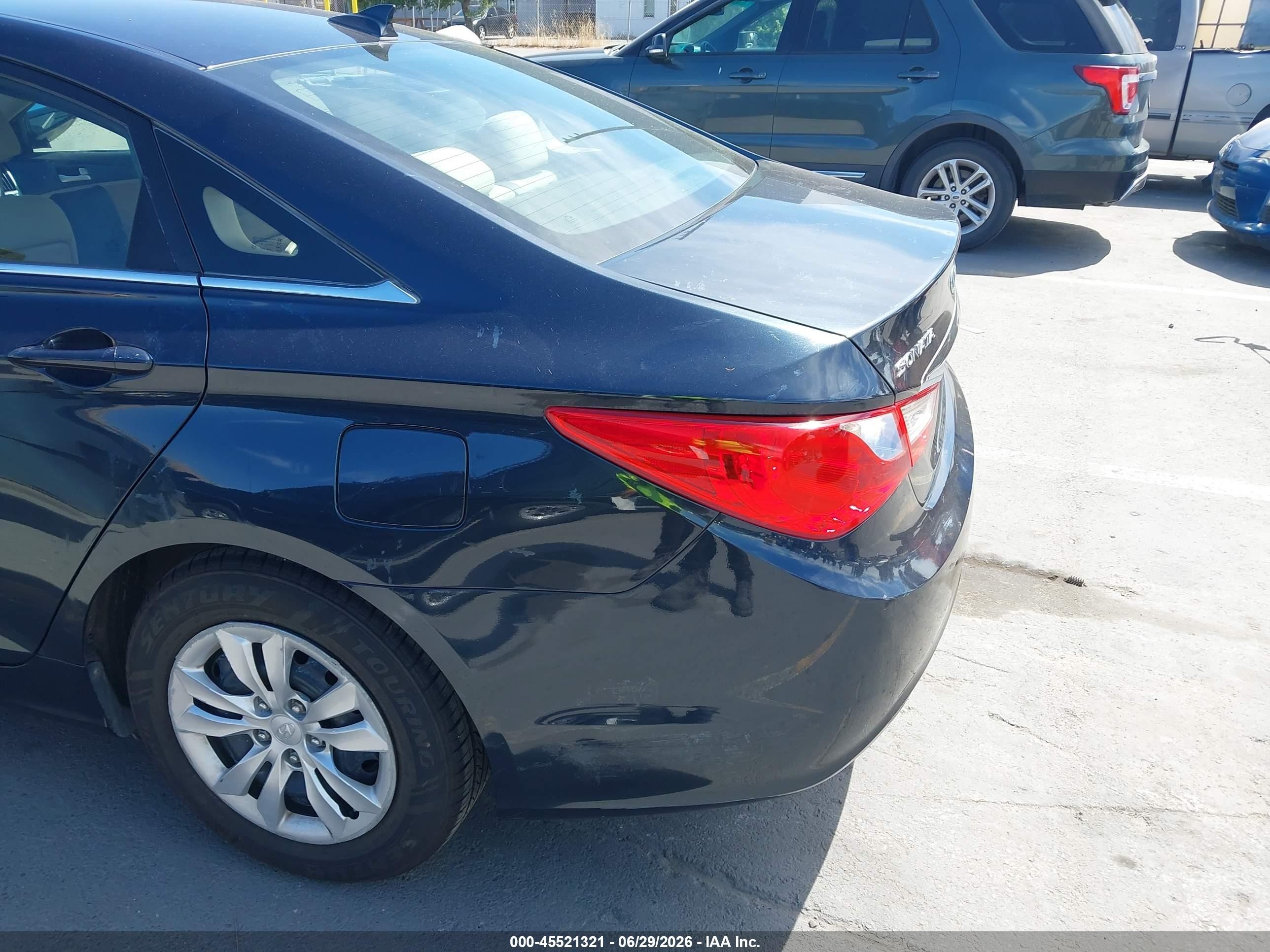 2012 Hyundai Sonata Gls Black vin: 5NPEB4AC4CH309137