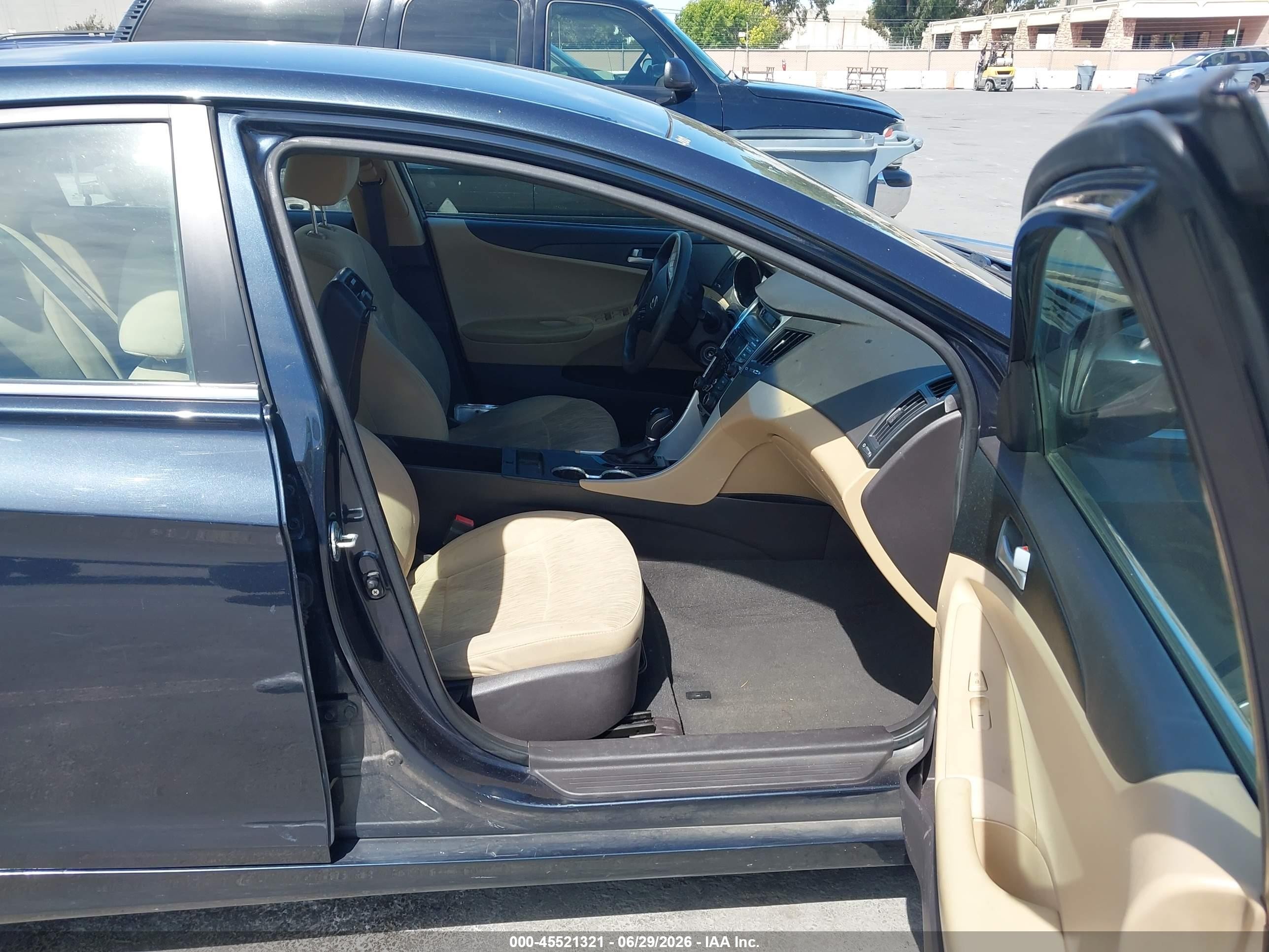 2012 Hyundai Sonata Gls Black vin: 5NPEB4AC4CH309137