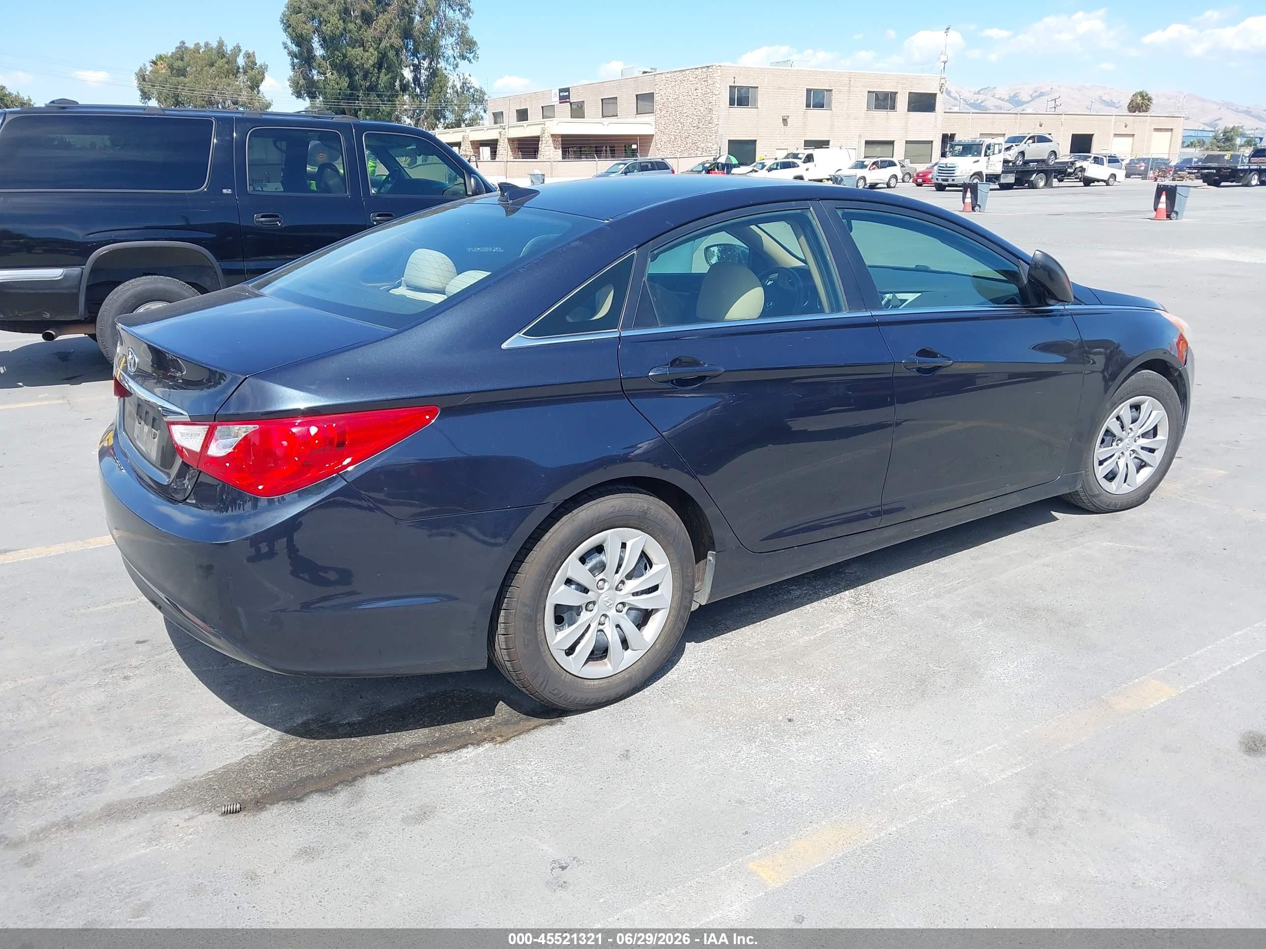 2012 Hyundai Sonata Gls Black vin: 5NPEB4AC4CH309137