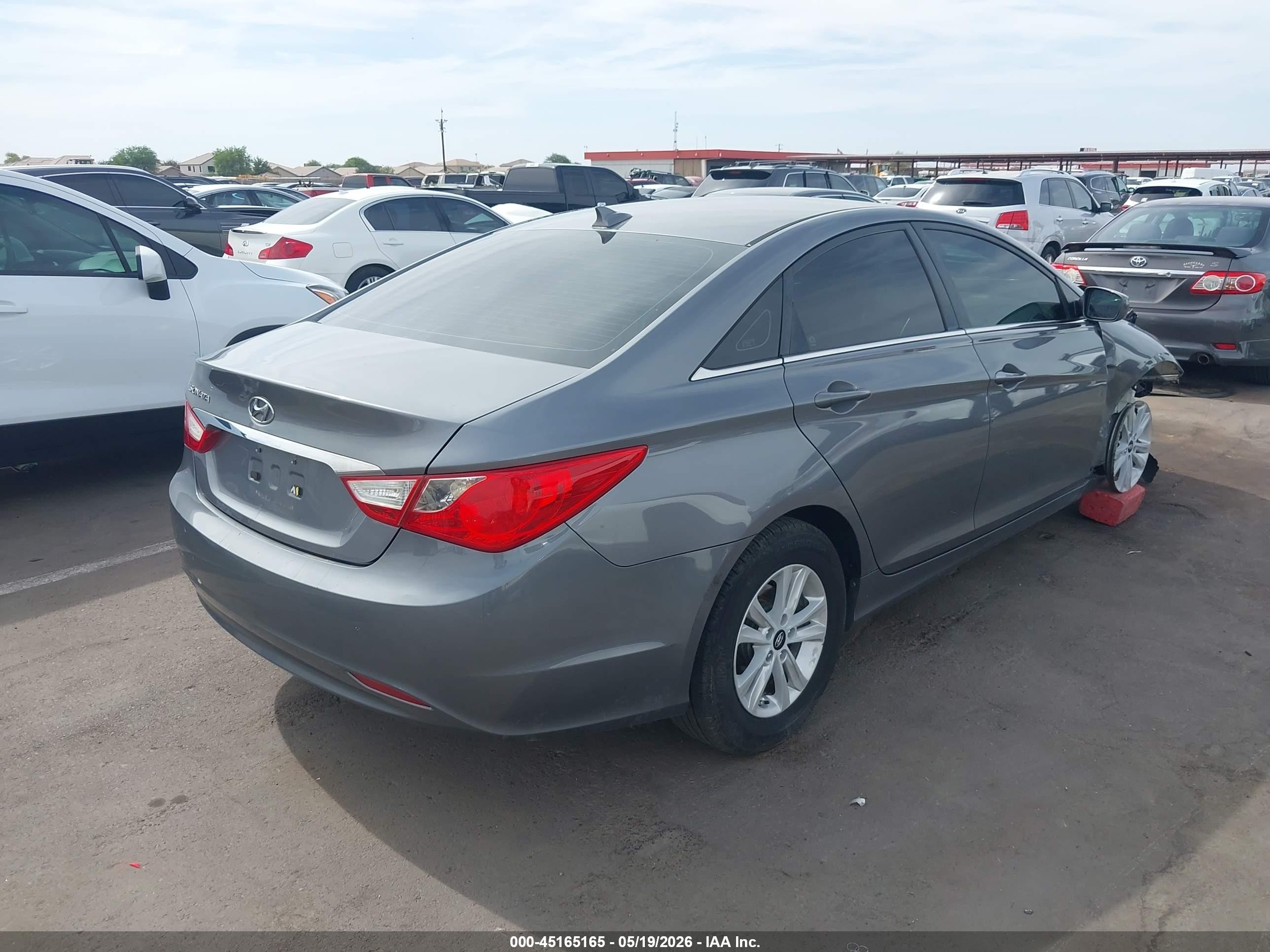 2012 Hyundai Sonata Gls Gray vin: 5NPEB4AC4CH309624